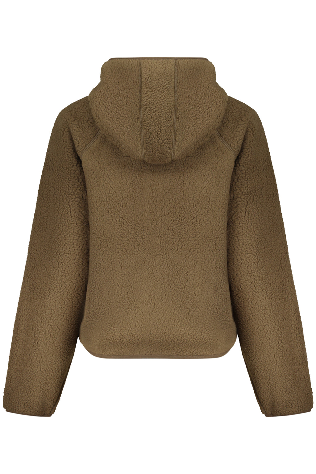 GUESS JEANS FELPA CON ZIP DONNA MARRONE