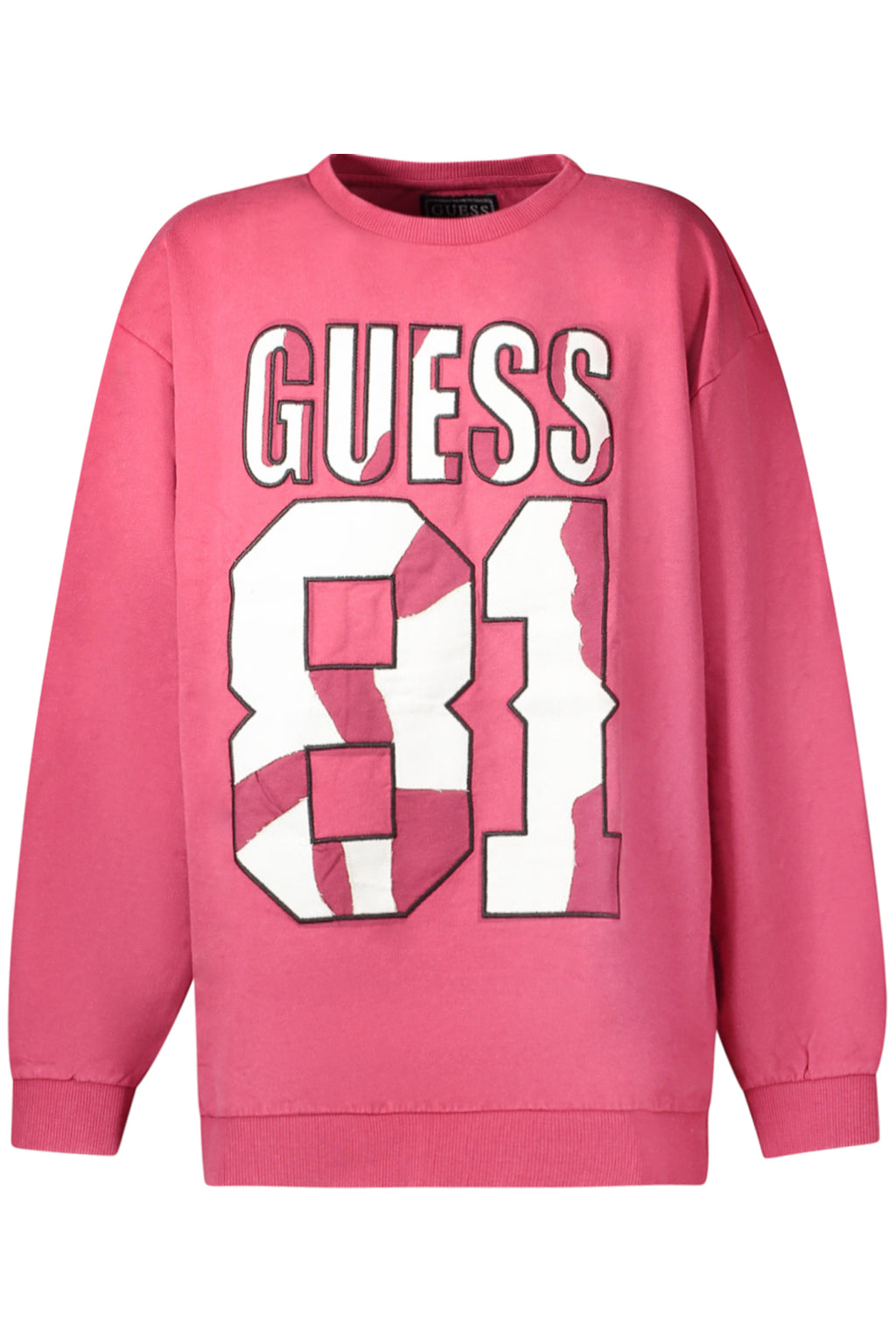 SUDADERA CON CREMALLERA ROJA GUESS JEANS PARA NIÑOS 