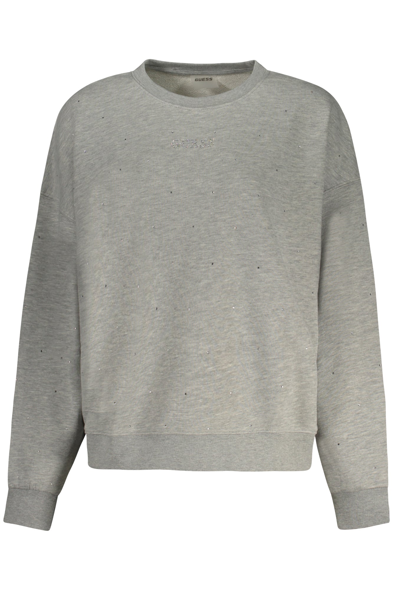 SUDADERA GRIS CON CREMALLERA PARA MUJER GUESS JEANS 