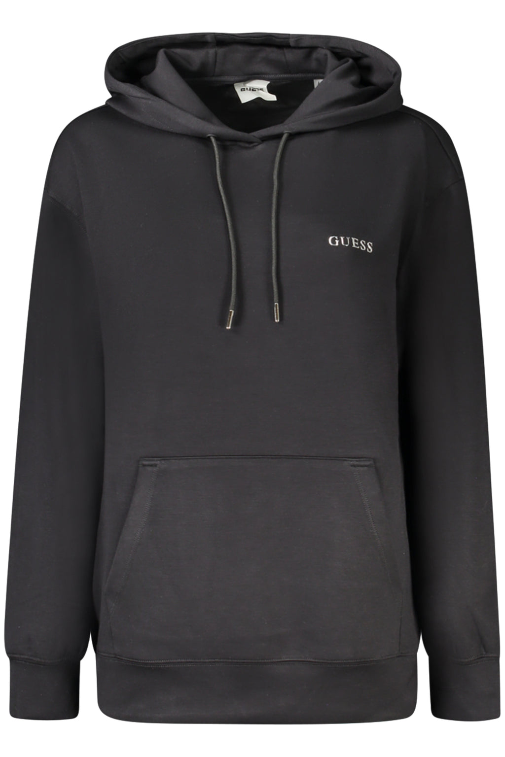 SUDADERA CON CREMALLERA NEGRA PARA MUJER GUESS JEANS 