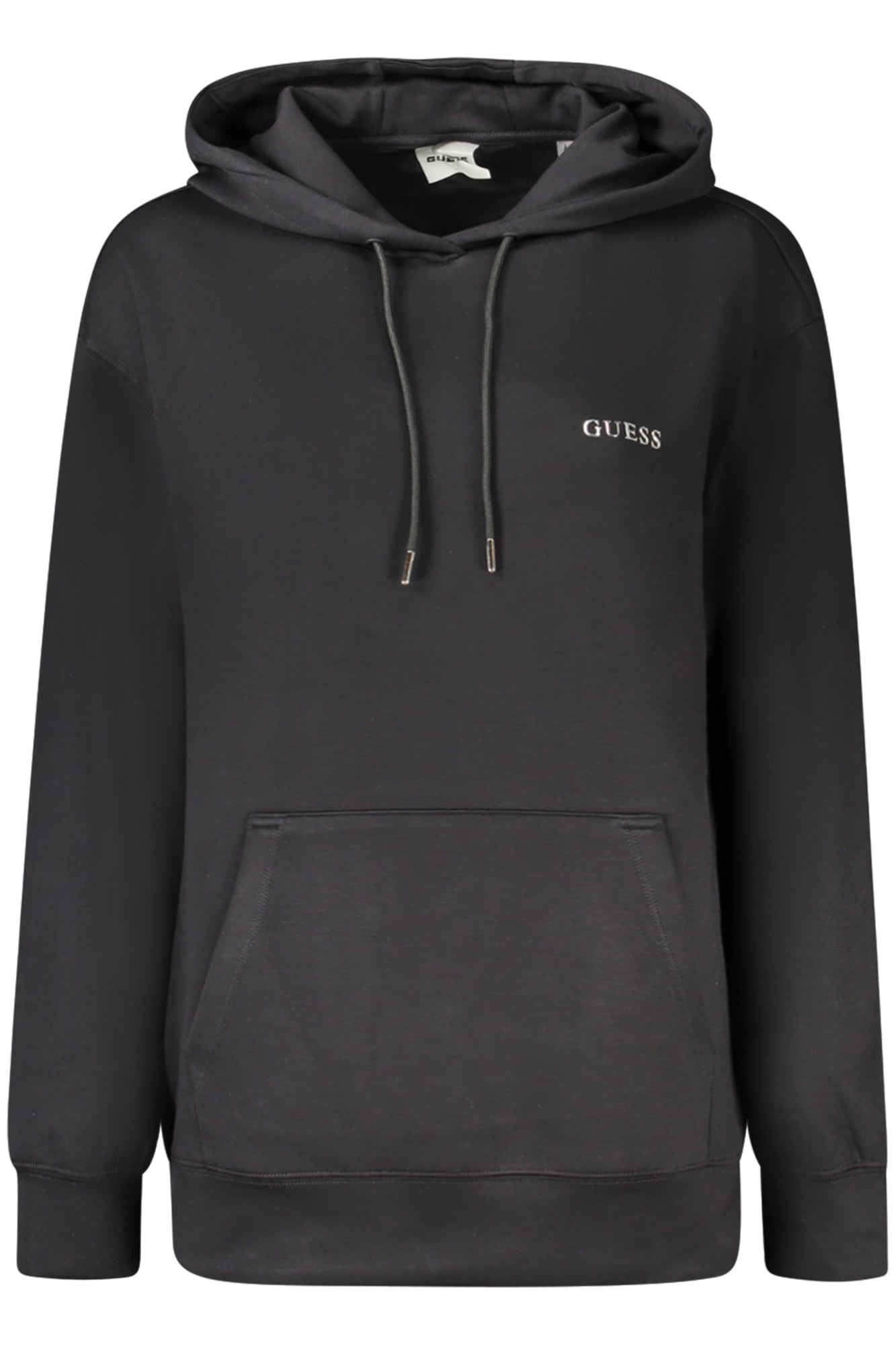 SUDADERA CON CREMALLERA NEGRA PARA MUJER GUESS JEANS 
