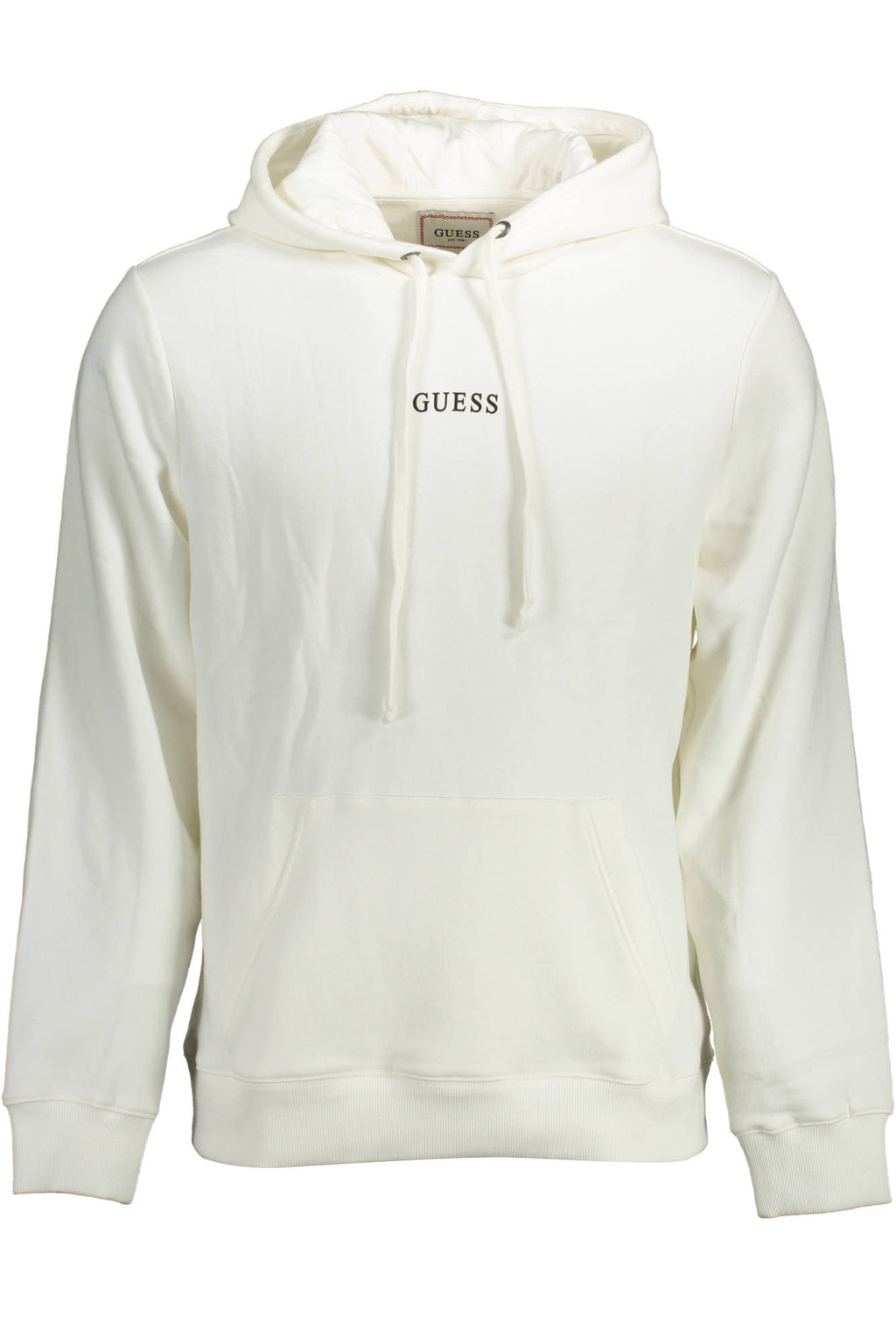 GUESS JEANS FELPA SENZA ZIP UOMO BIANCO