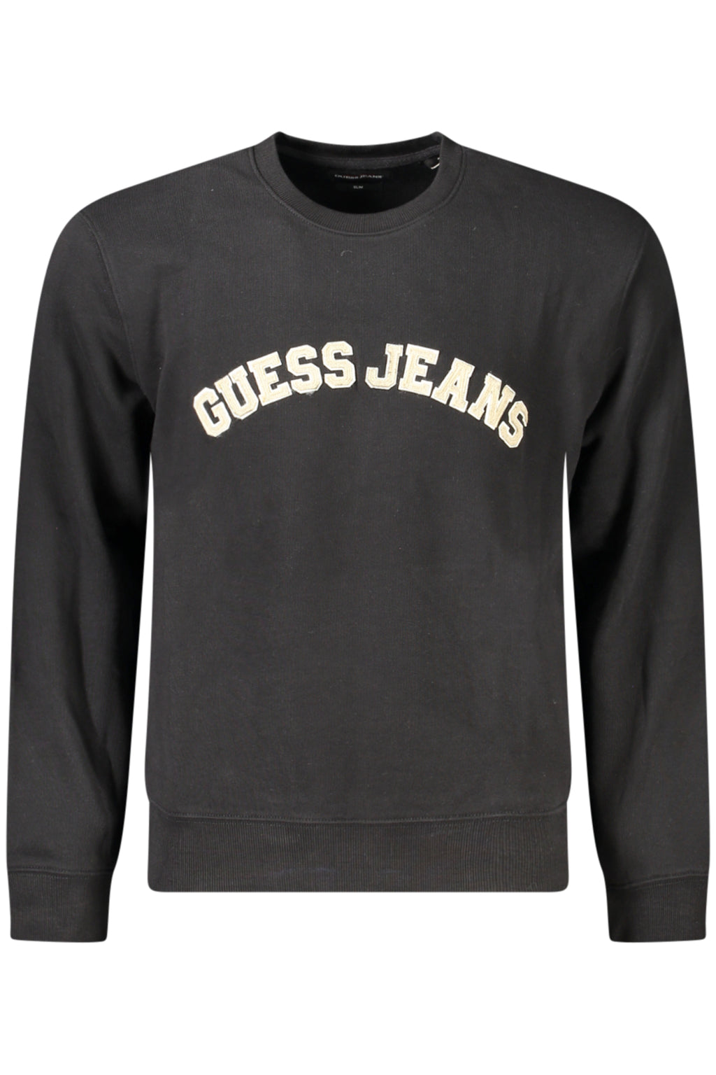 GUESS JEANS FELPA SENZA ZIP UOMO NERO