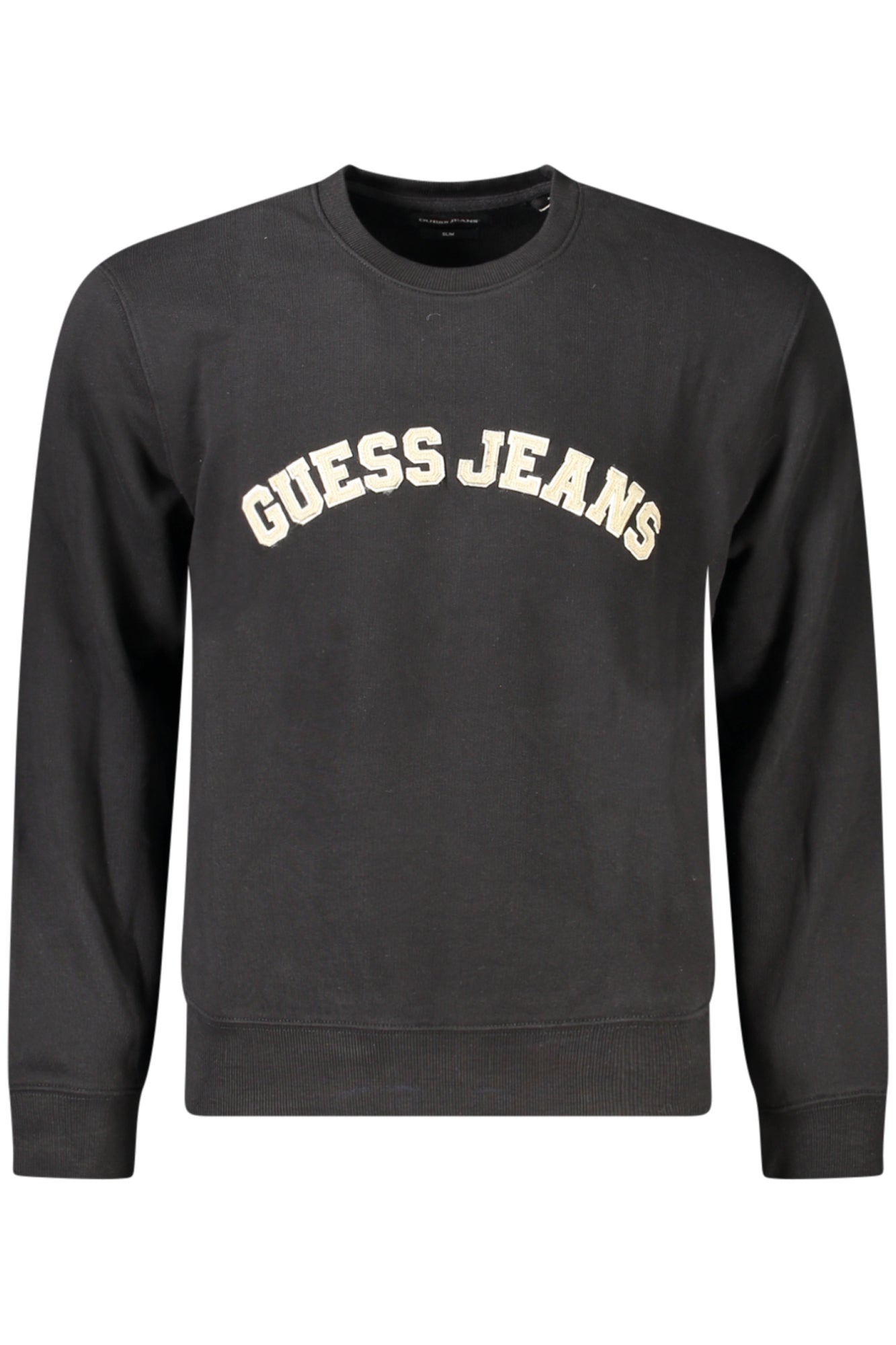 GUESS JEANS FELPA SENZA ZIP UOMO NERO