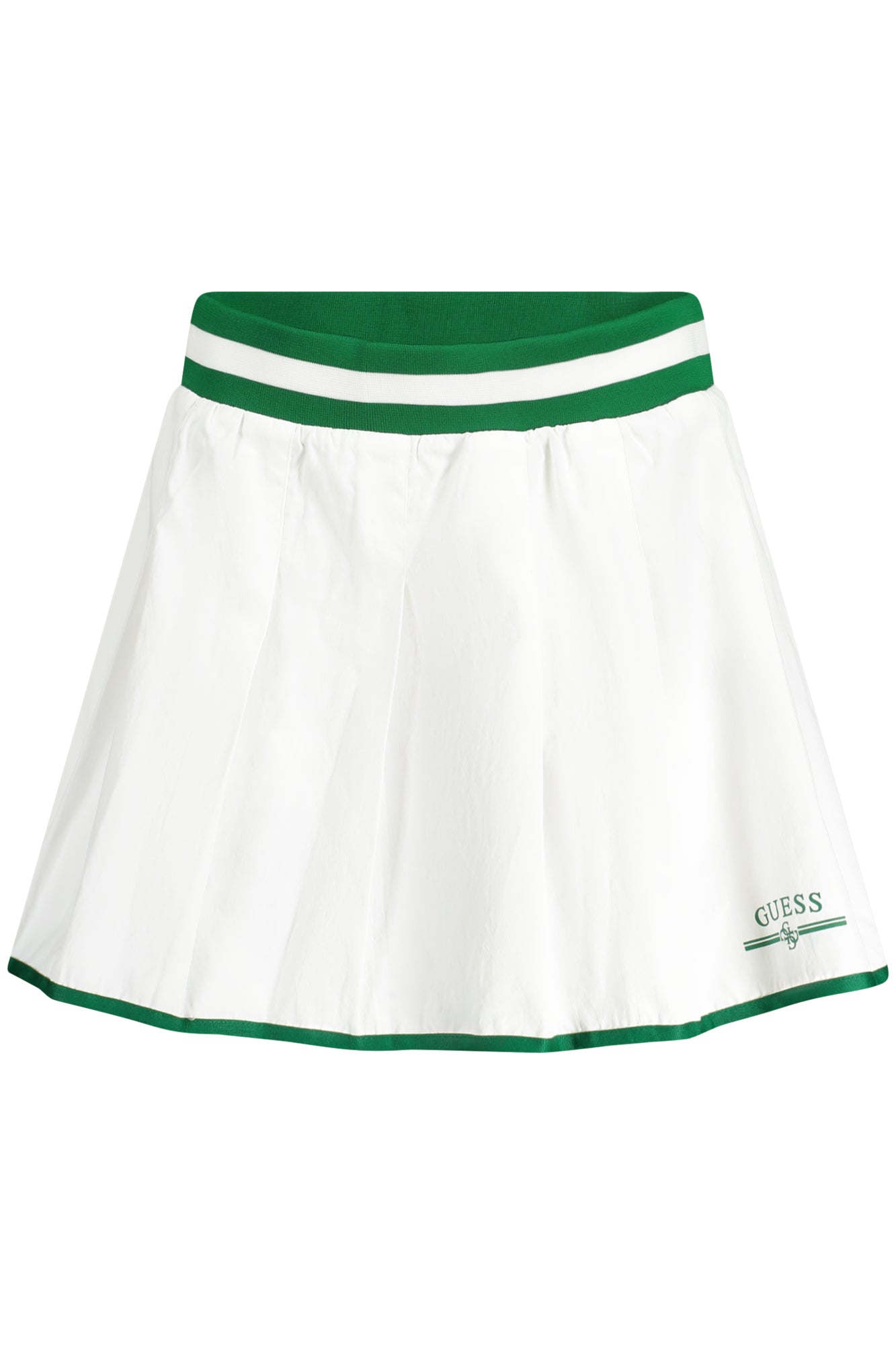 FALDA CORTA GUESS JEANS MUJER BLANCA 