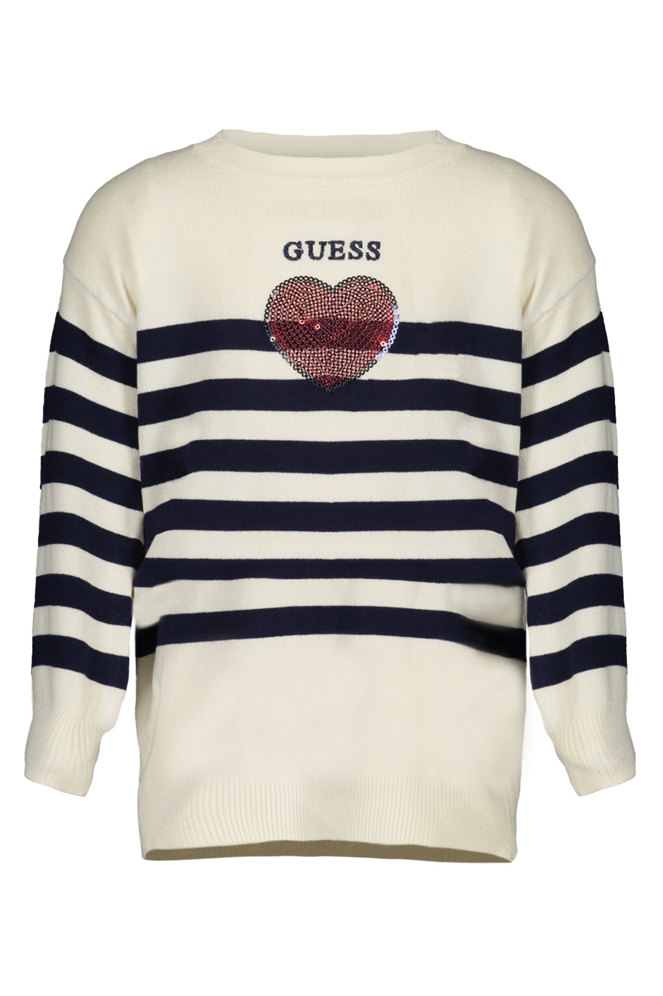 GUESS JEANS MAGLIA BAMBINA BIANCO