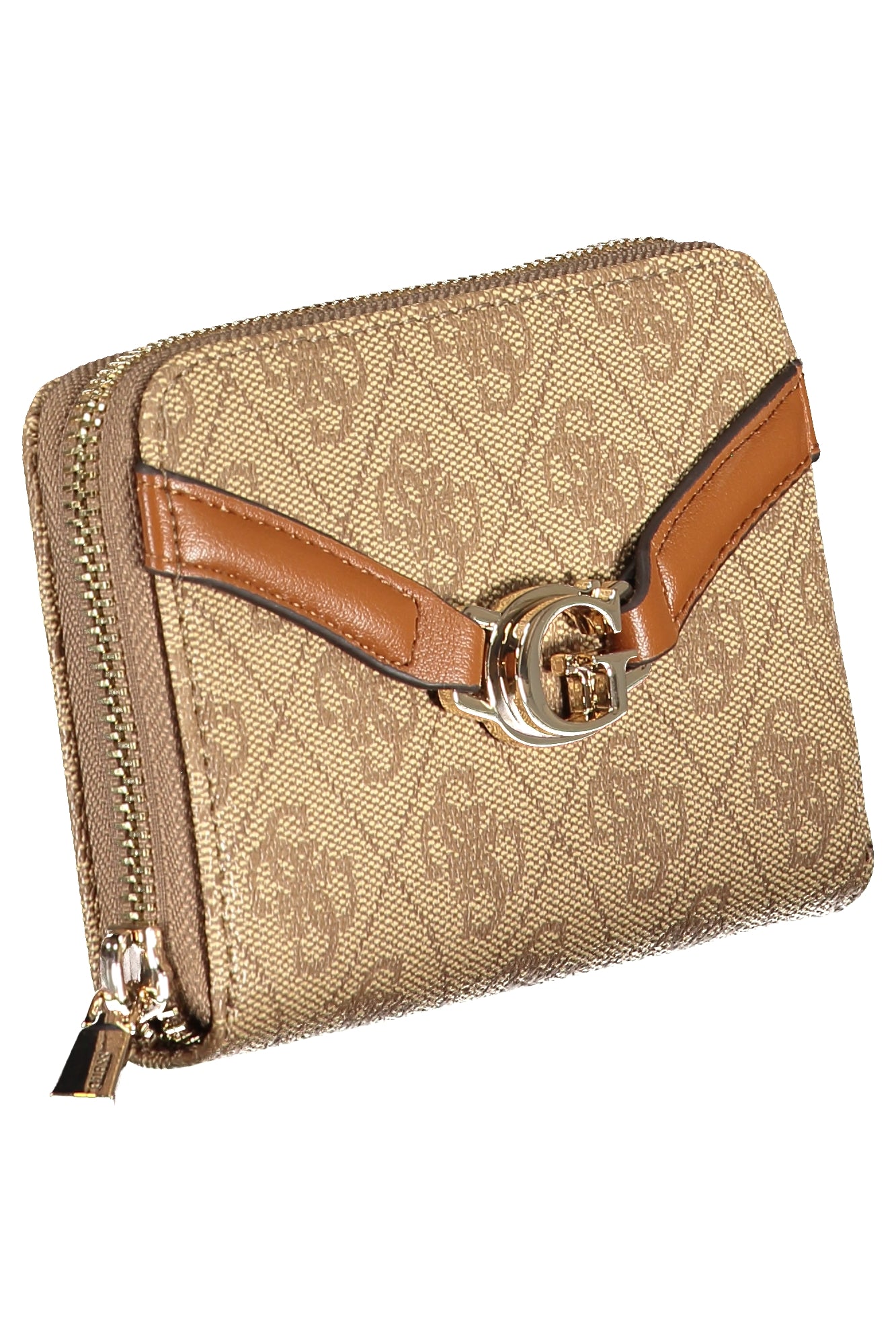 GUESS JEANS WOMEN'S BEIGE WALLET 
