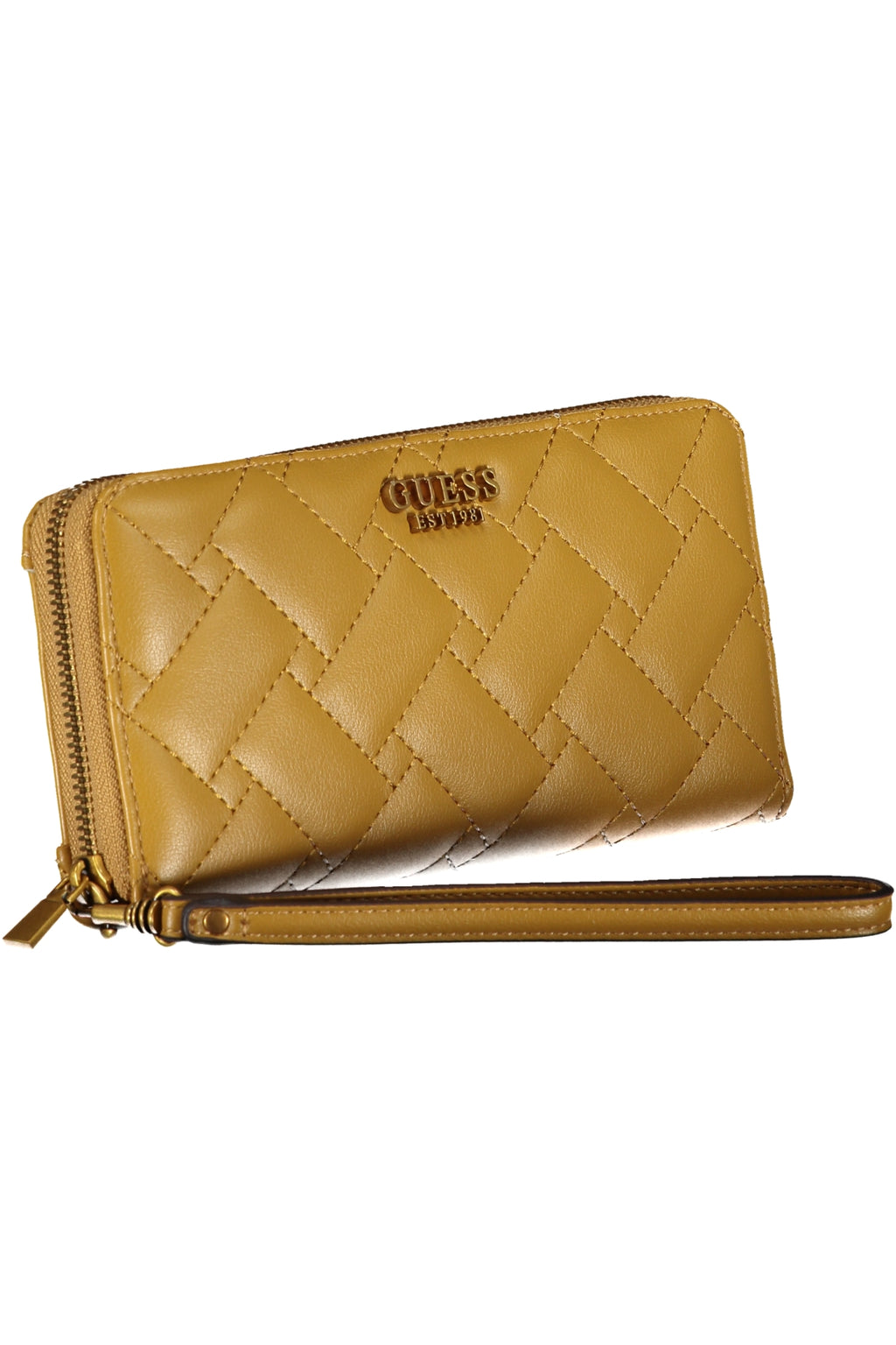 GUESS JEANS WOMEN'S YELLOW WALLET 