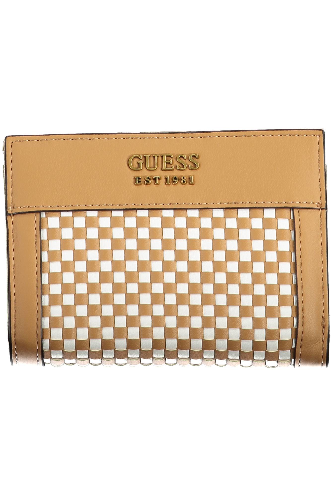GUESS JEANS WOMEN'S BROWN WALLET 