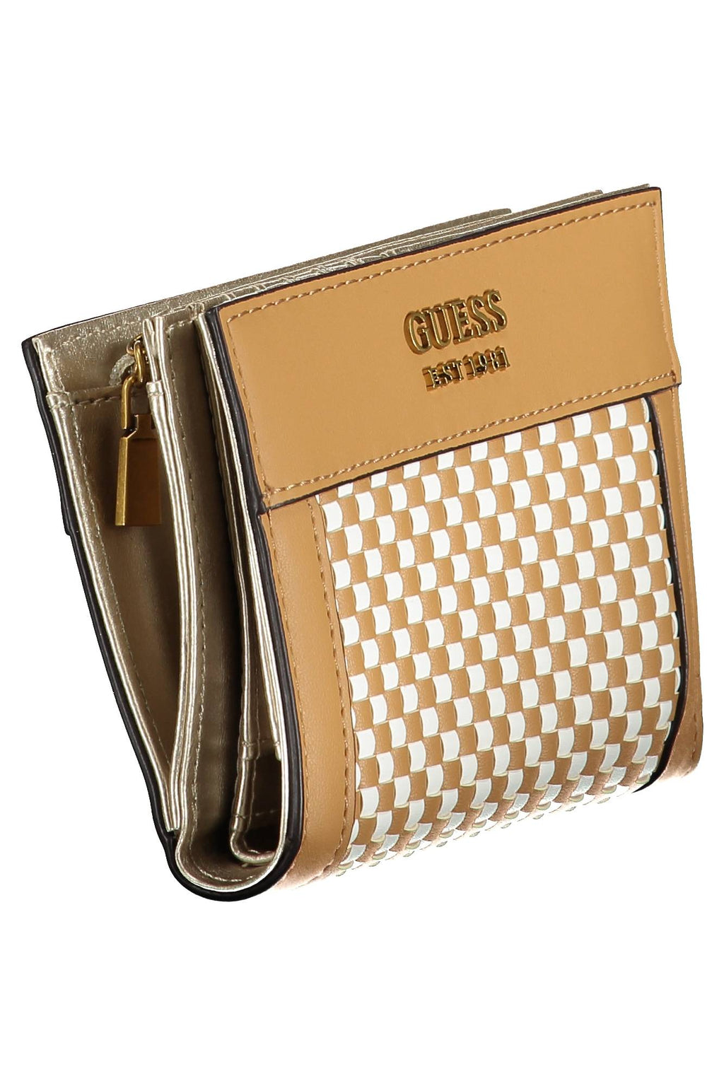 GUESS JEANS WOMEN'S BROWN WALLET 