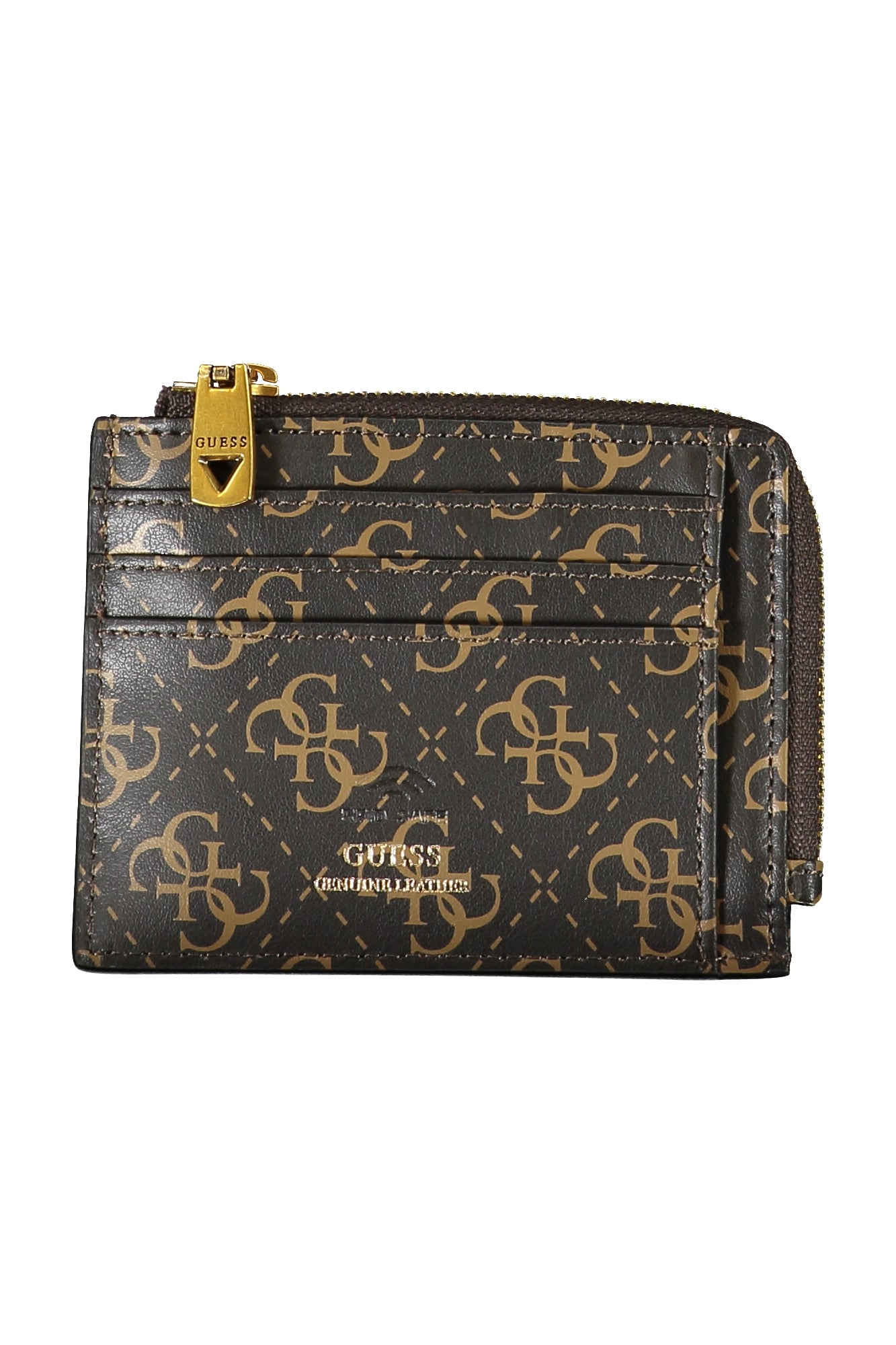 GUESS JEANS MEN'S WALLET BROWN 