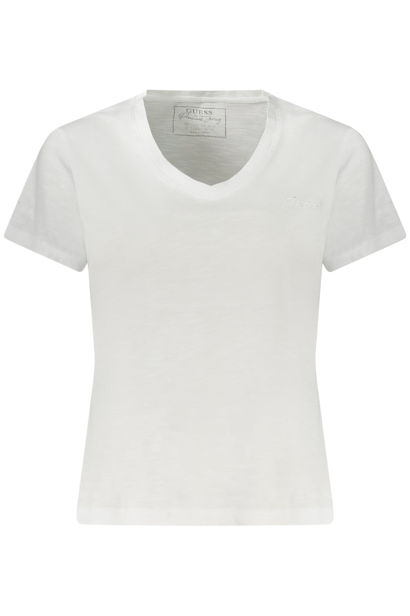 CAMISETA DE MANGA CORTA GUESS JEANS MUJER BLANCA 