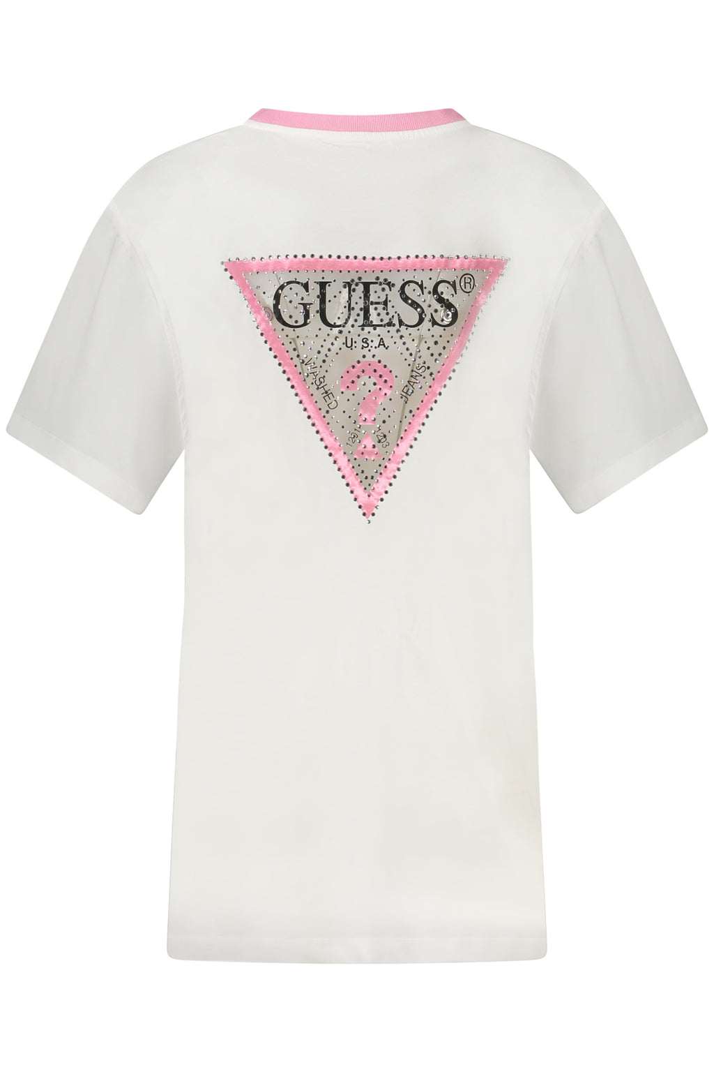 CAMISETA DE MANGA CORTA GUESS JEANS MUJER BLANCA 
