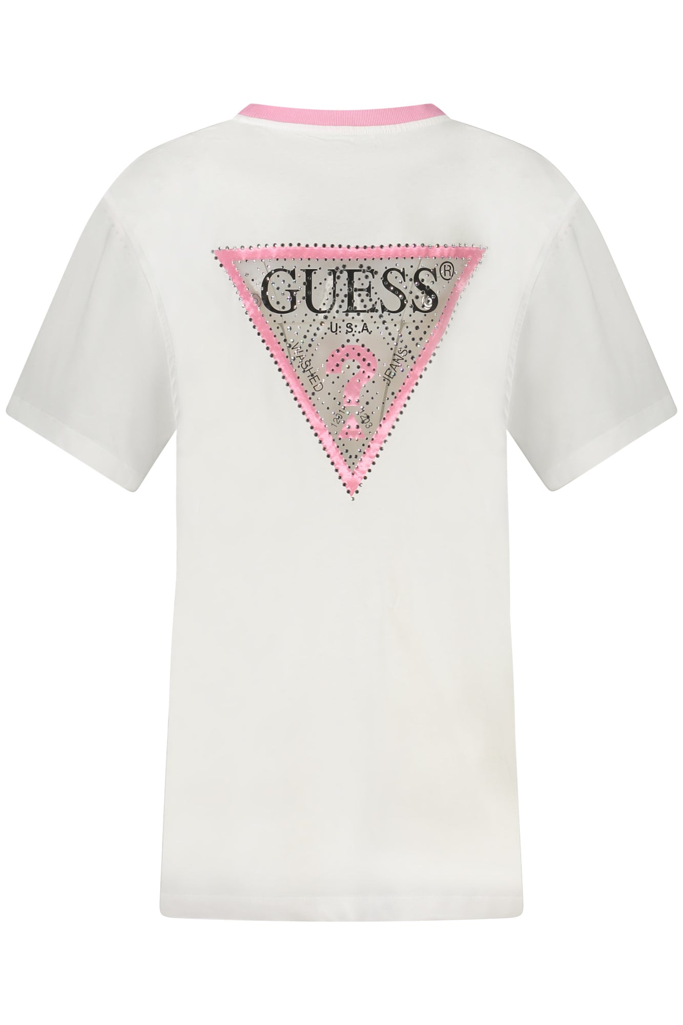 CAMISETA DE MANGA CORTA GUESS JEANS MUJER BLANCA 
