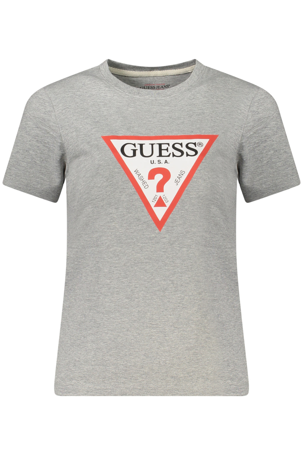 CAMISETA DE MANGA CORTA GUESS JEANS PARA MUJER GRIS 