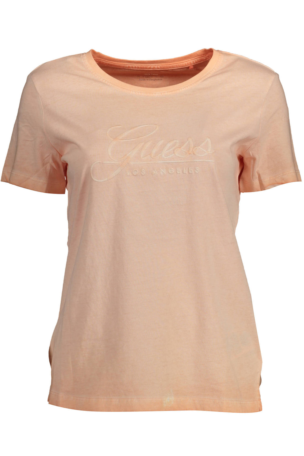 CAMISETA DE MANGA CORTA PARA MUJER GUESS JEANS ROSA 