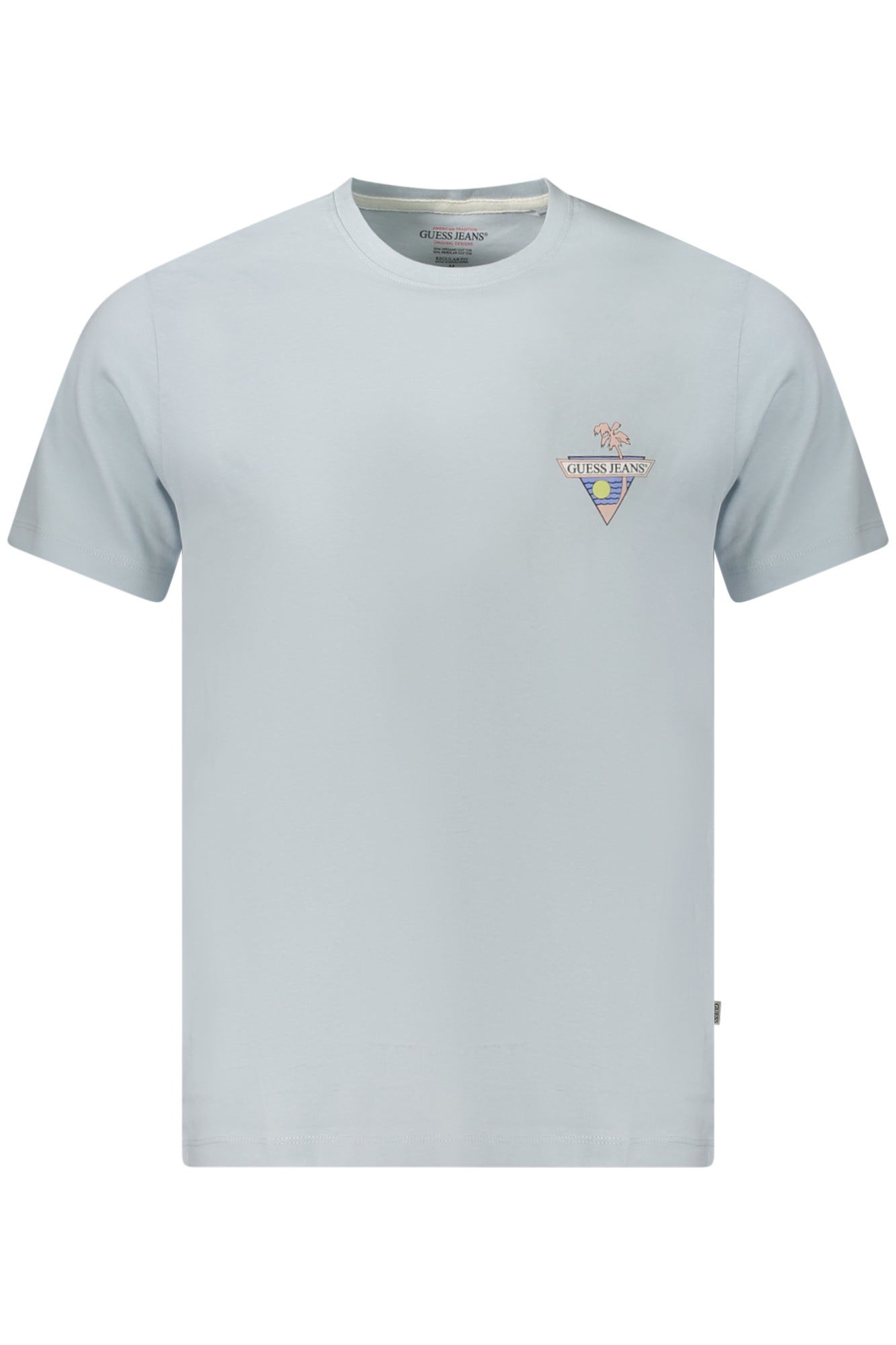 CAMISETA DE MANGA CORTA GUESS JEANS PARA HOMBRE, AZUL 