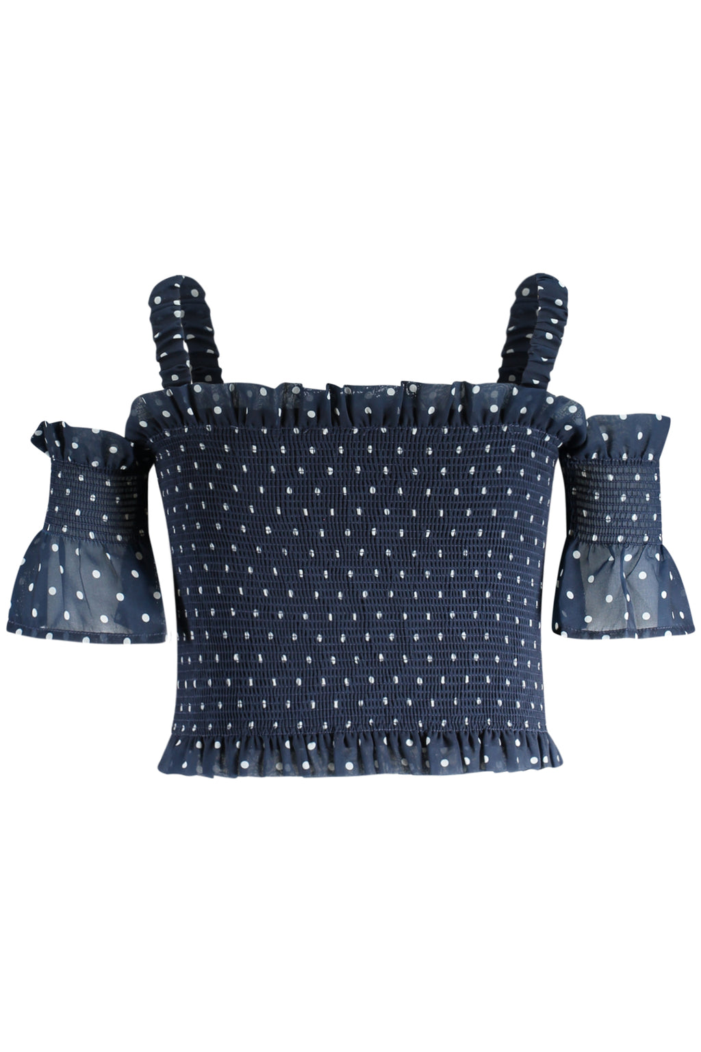 TOP GUESS JEANS PARA NIÑA, AZUL 