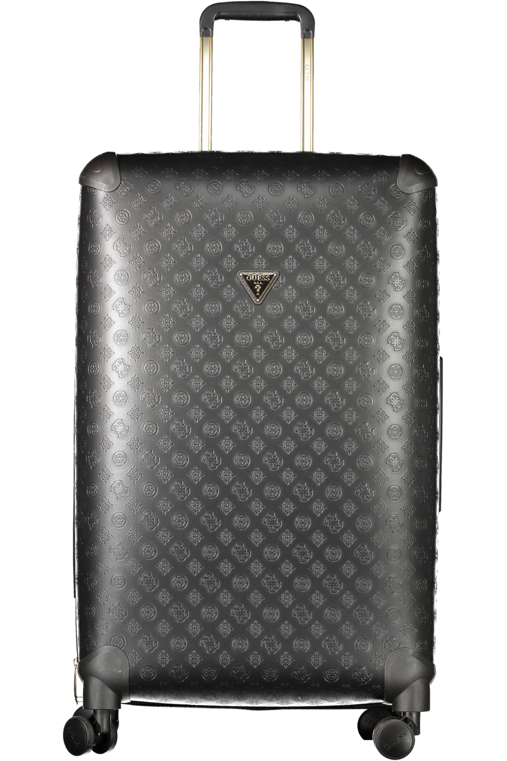 Maleta con ruedas grande para mujer Guess Jeans, color negro 