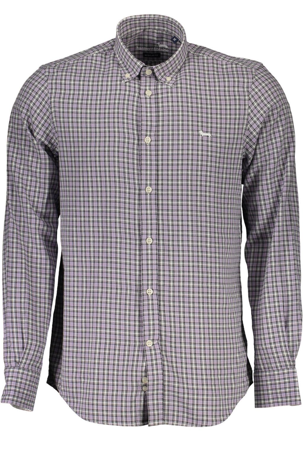 HARMONT &amp; BLAINE MEN'S LONG-SLEEVED PURPLE SHIRT 