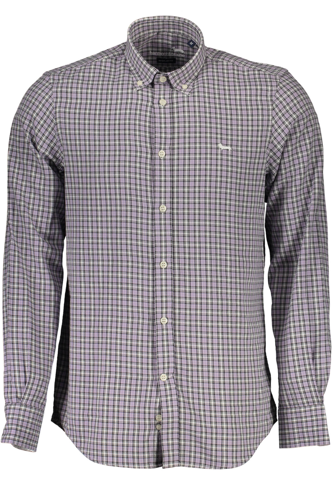 HARMONT &amp; BLAINE MEN'S LONG-SLEEVED PURPLE SHIRT 