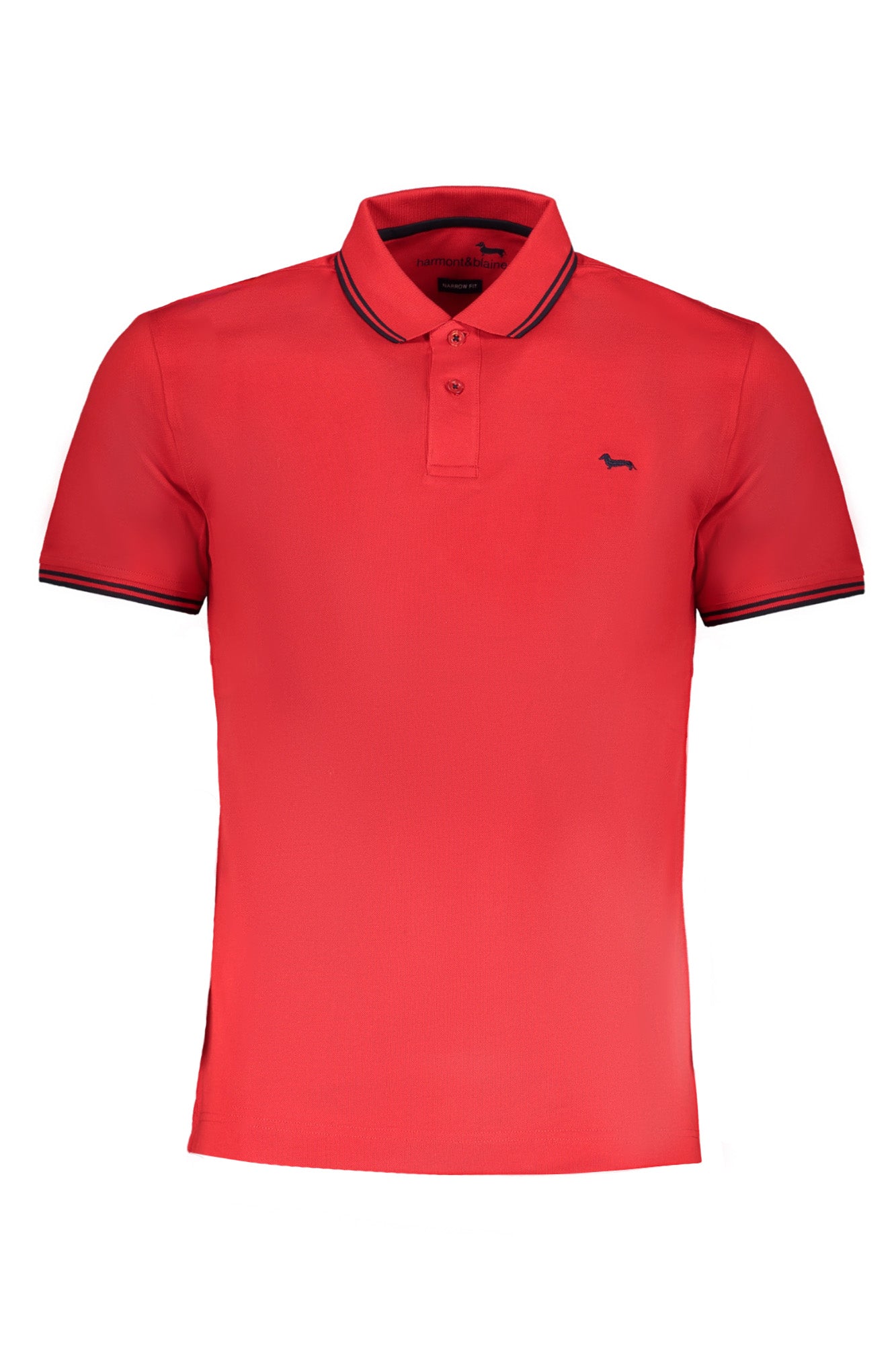 POLO DE MANGA CORTA PARA HOMBRE HARMONT &amp; BLAINE, ROJO 