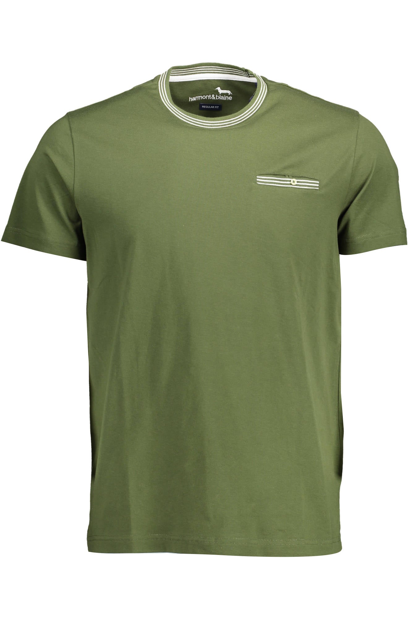 HARMONT &amp; BLAINE CAMISETA DE MANGA CORTA PARA HOMBRE, VERDE 