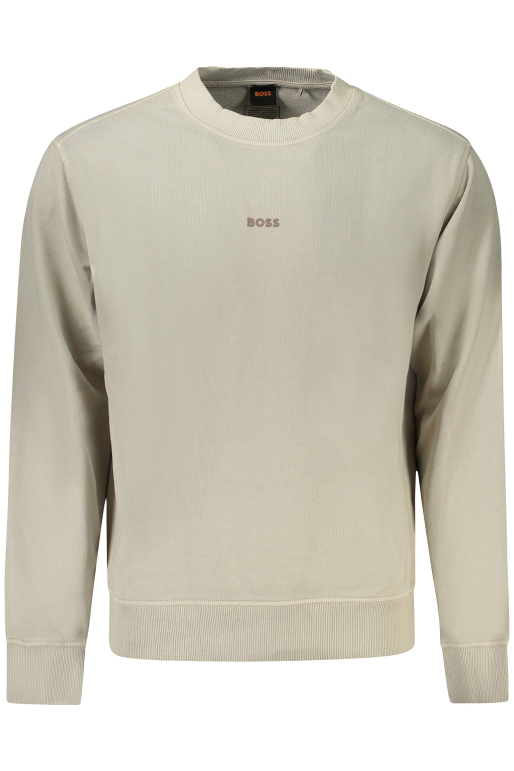 HUGO BOSS FELPA SENZA ZIP UOMO BEIGE