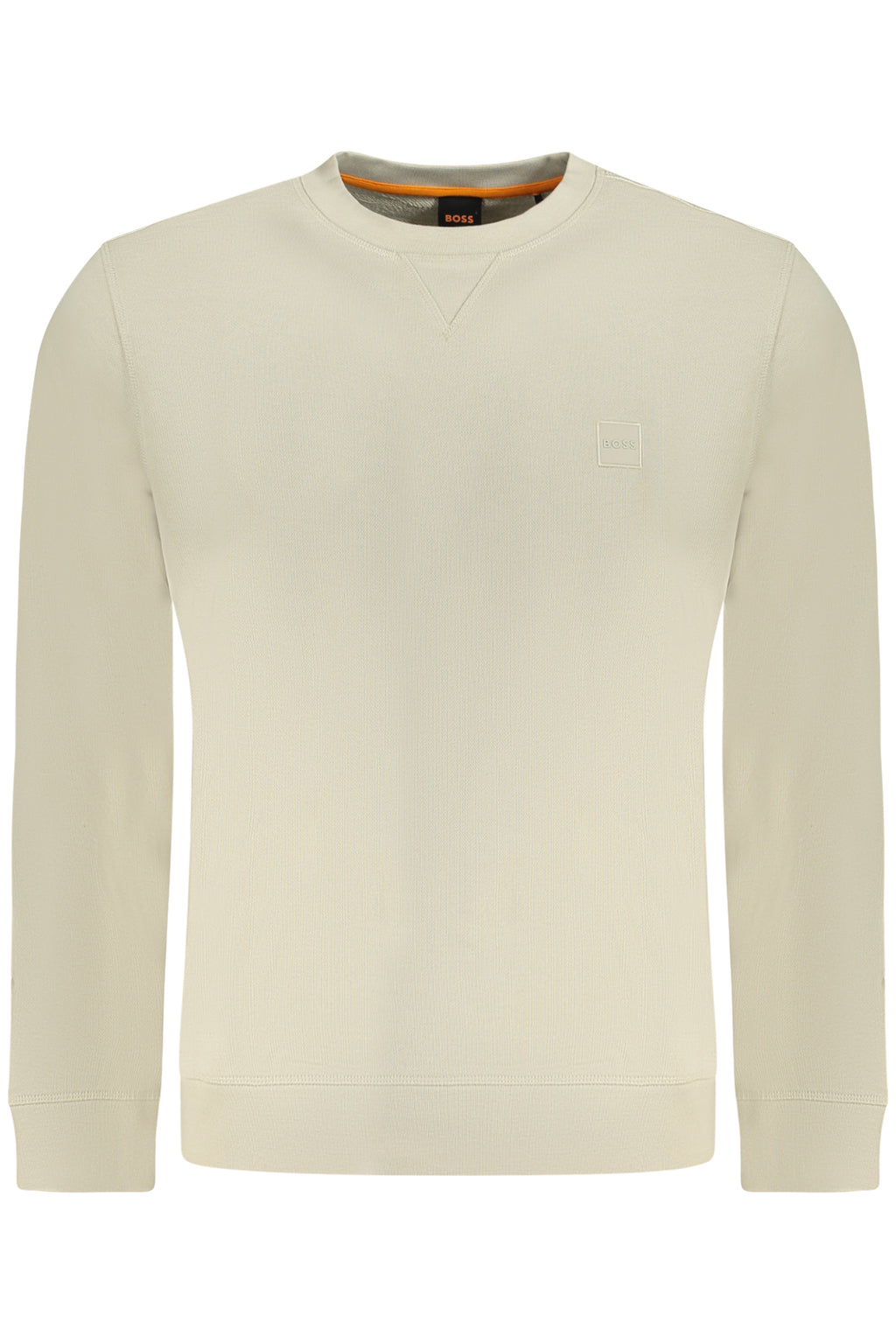 HUGO BOSS FELPA SENZA ZIP UOMO BEIGE