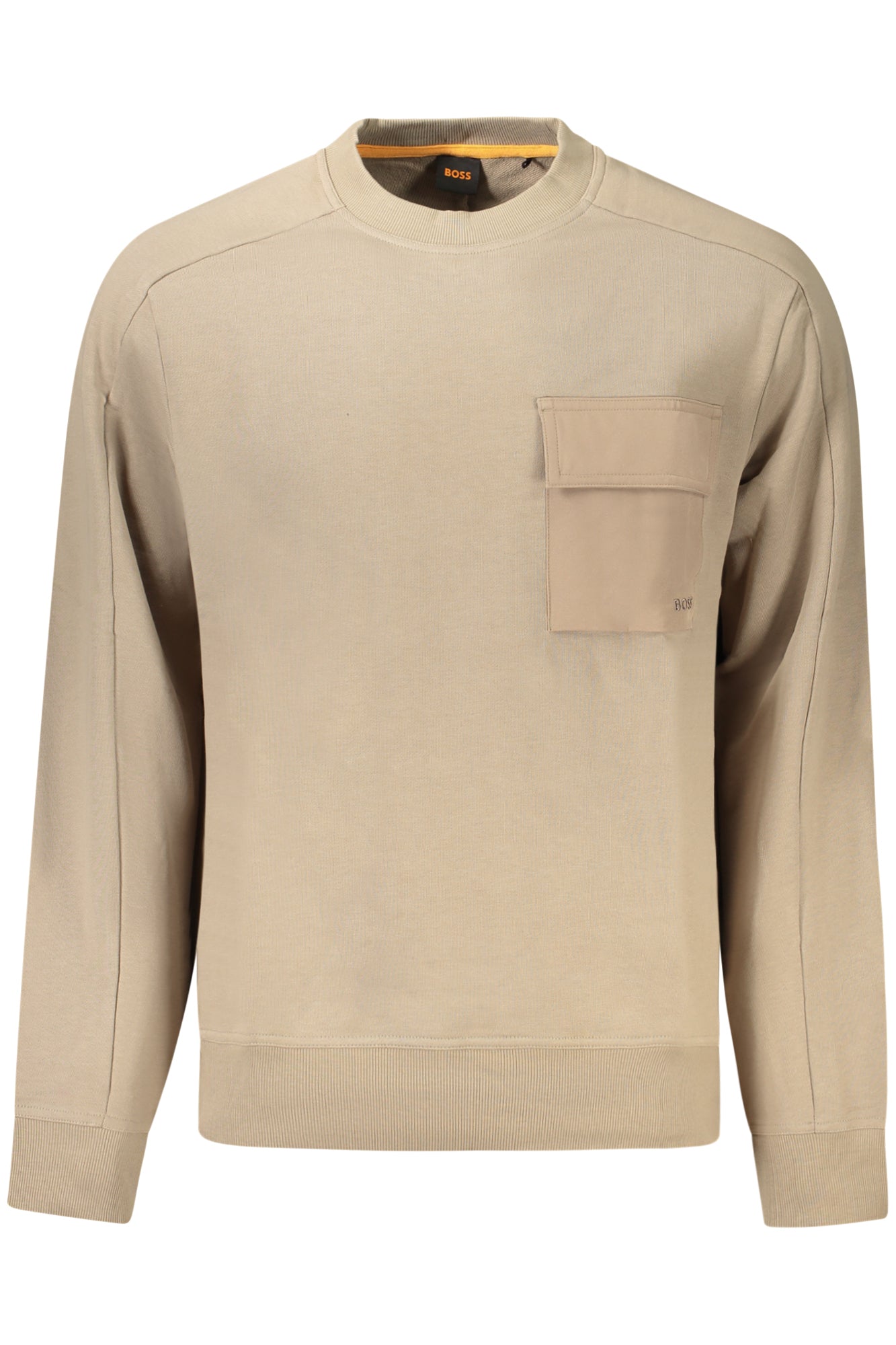 HUGO BOSS FELPA SENZA ZIP UOMO BEIGE