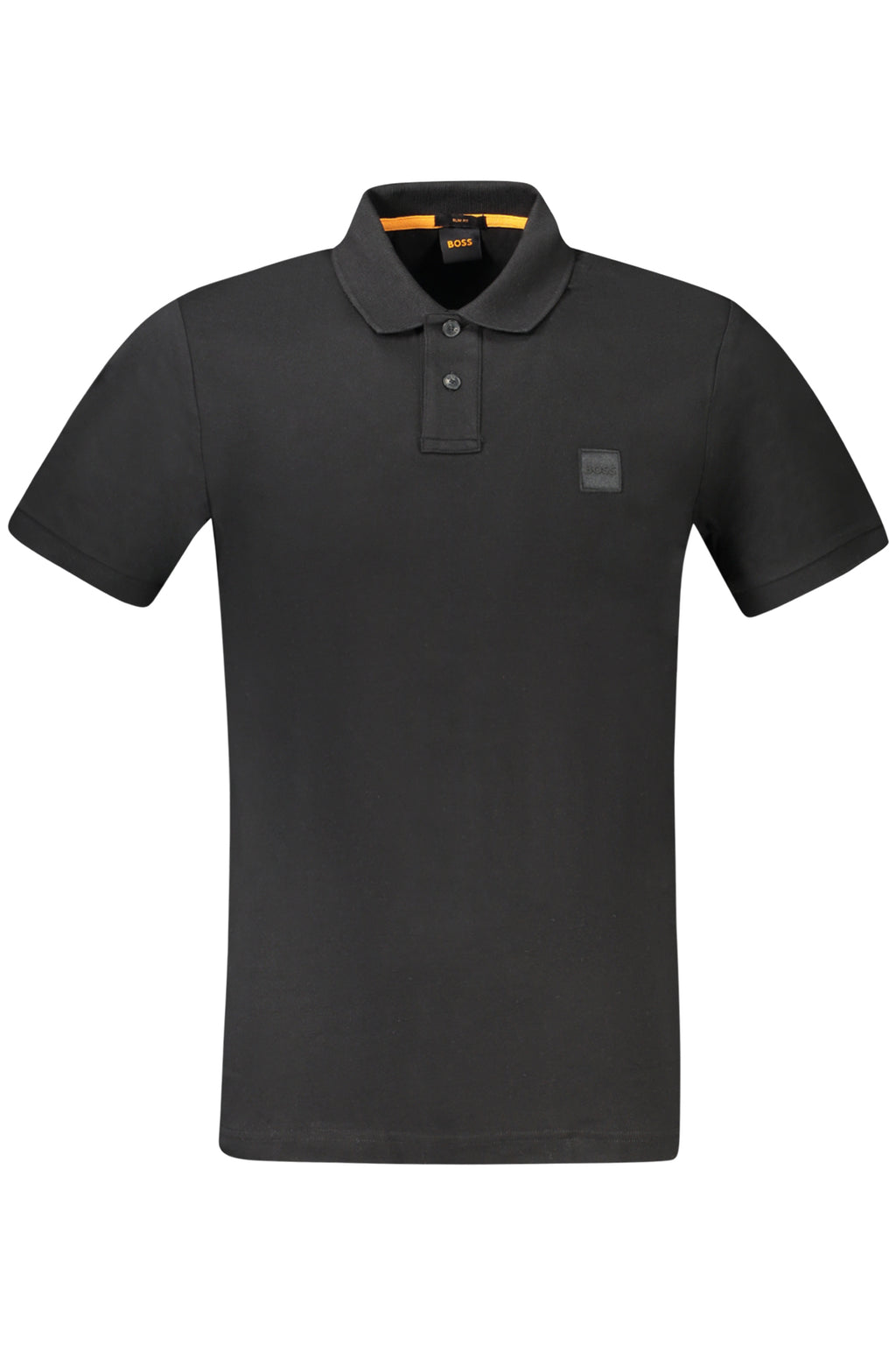 HUGO BOSS POLO MANICHE CORTE UOMO NERO