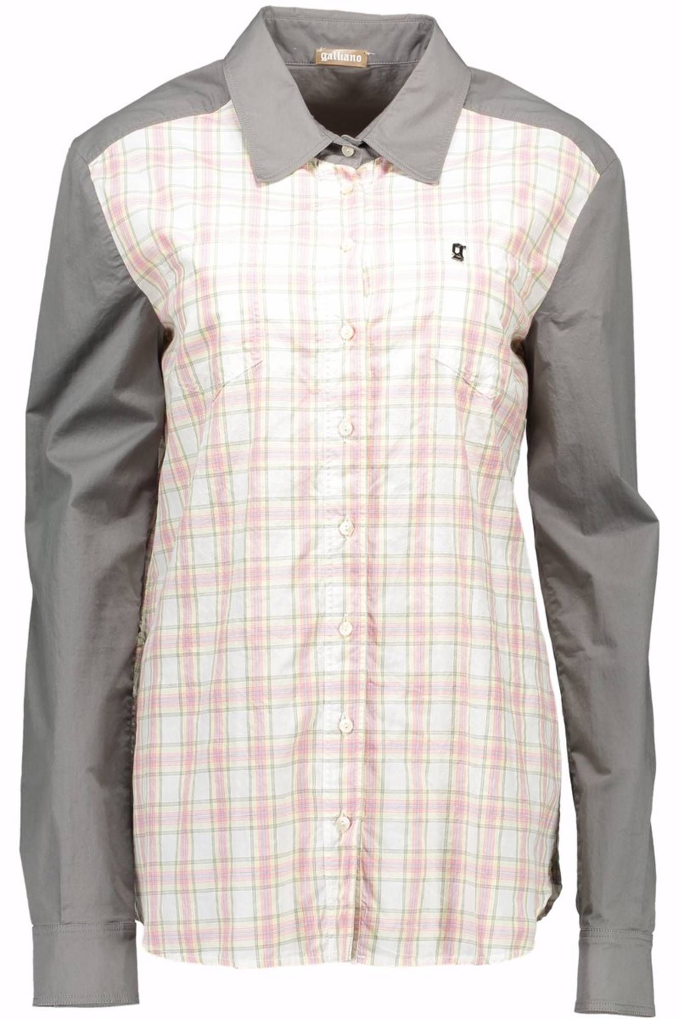 JOHN GALLIANO CAMISA DE MANGA LARGA PARA MUJER, GRIS 