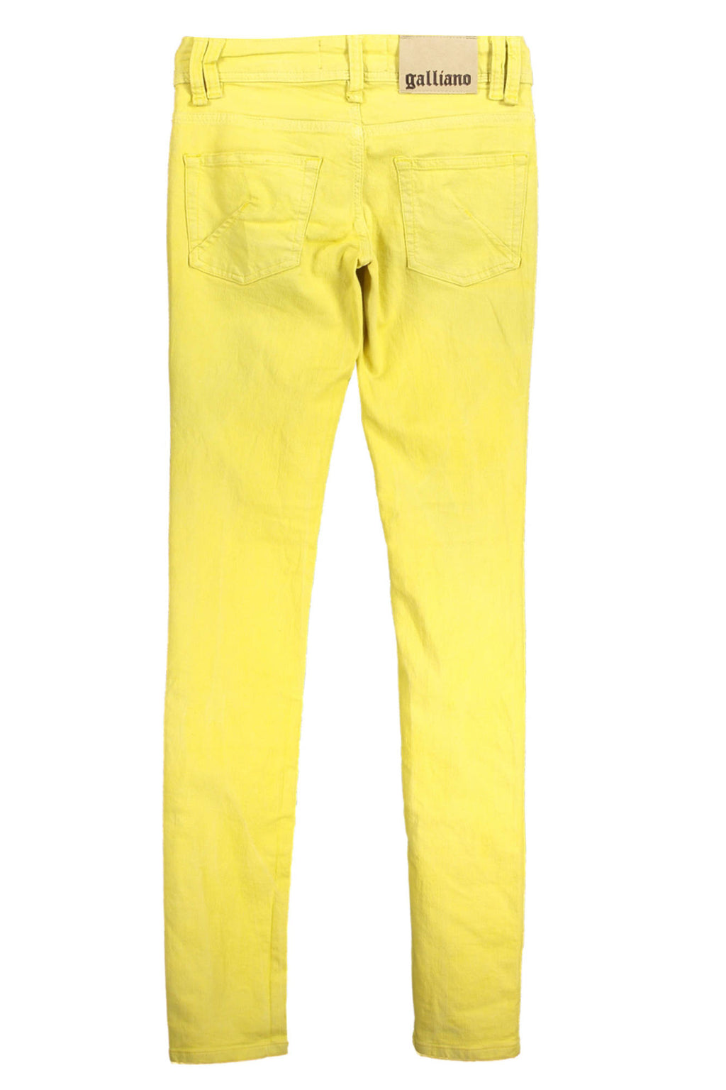 JOHN GALLIANO JEANS DENIM DONNA GIALLO