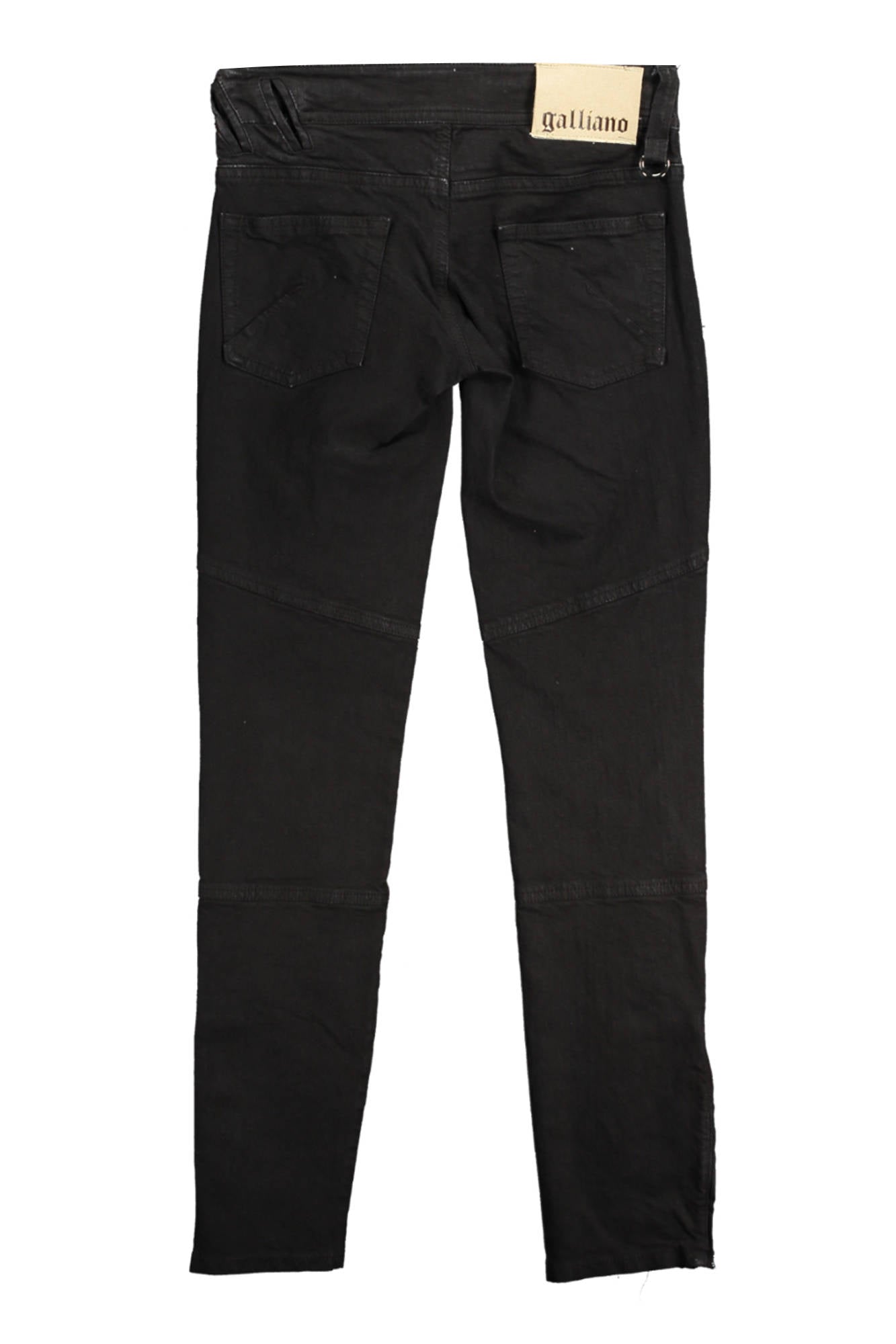 JOHN GALLIANO WOMEN'S BLACK TROUSERS 
