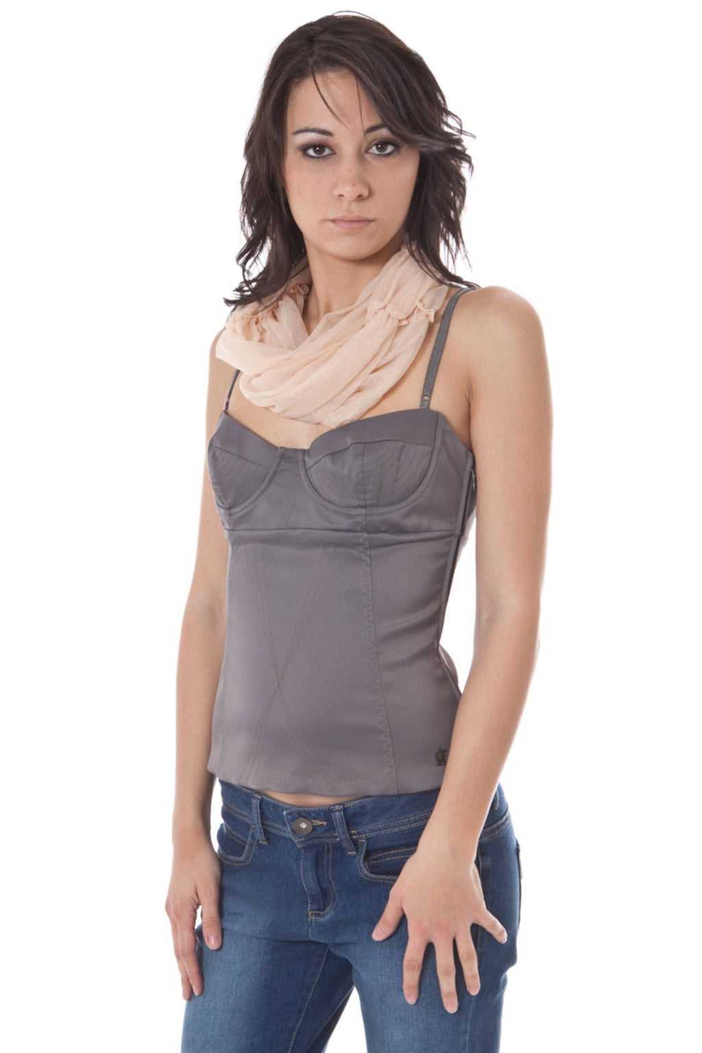 TOP GRIS DE MUJER JOHN GALLIANO 