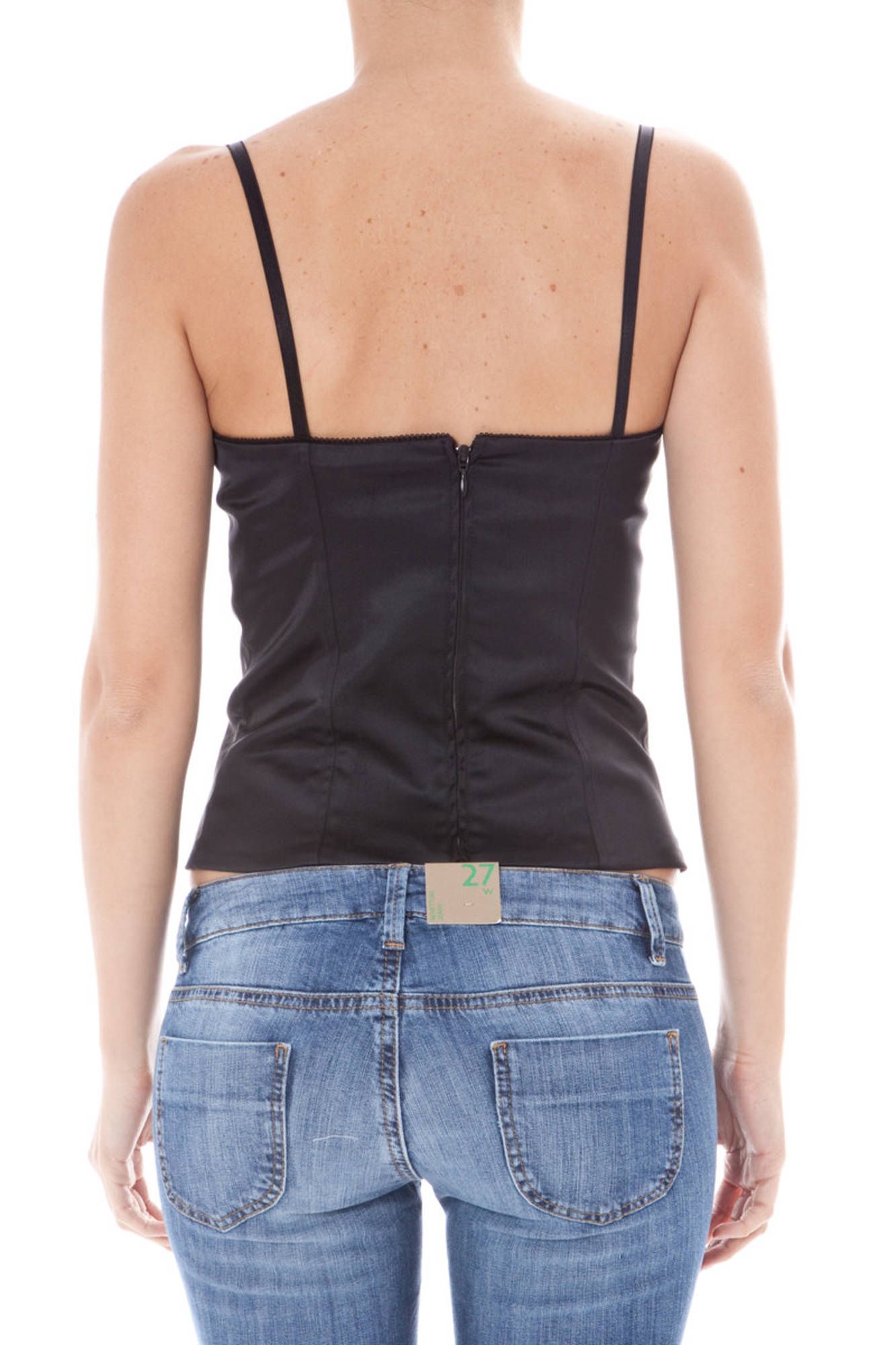JOHN GALLIANO WOMEN'S BLACK TOP 