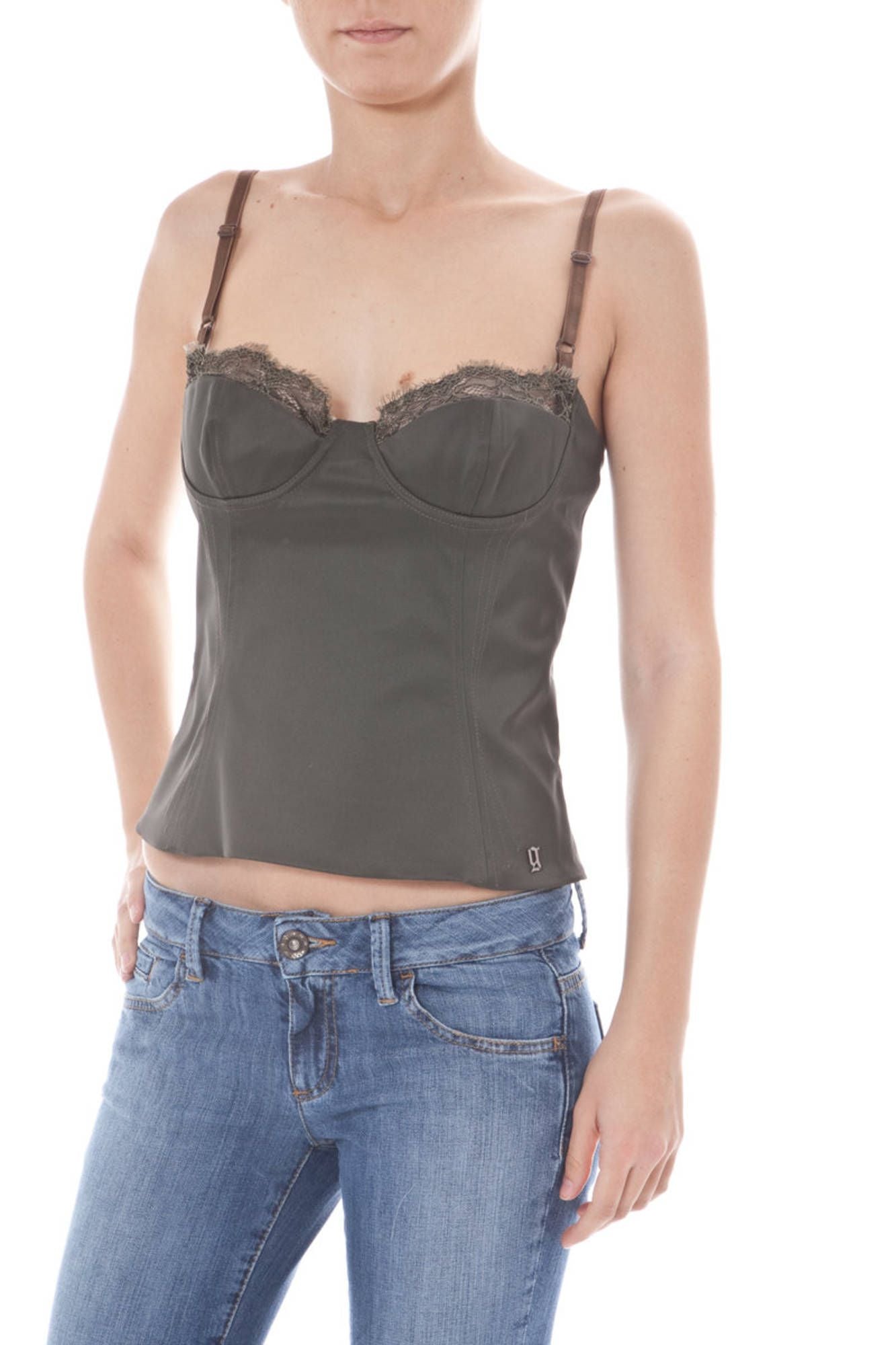 TOP VERDE DE MUJER JOHN GALLIANO 