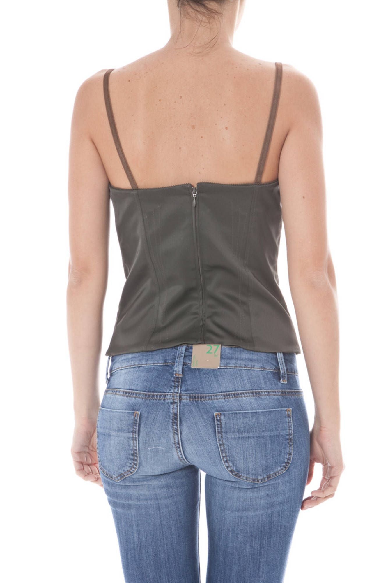 TOP VERDE DE MUJER JOHN GALLIANO 