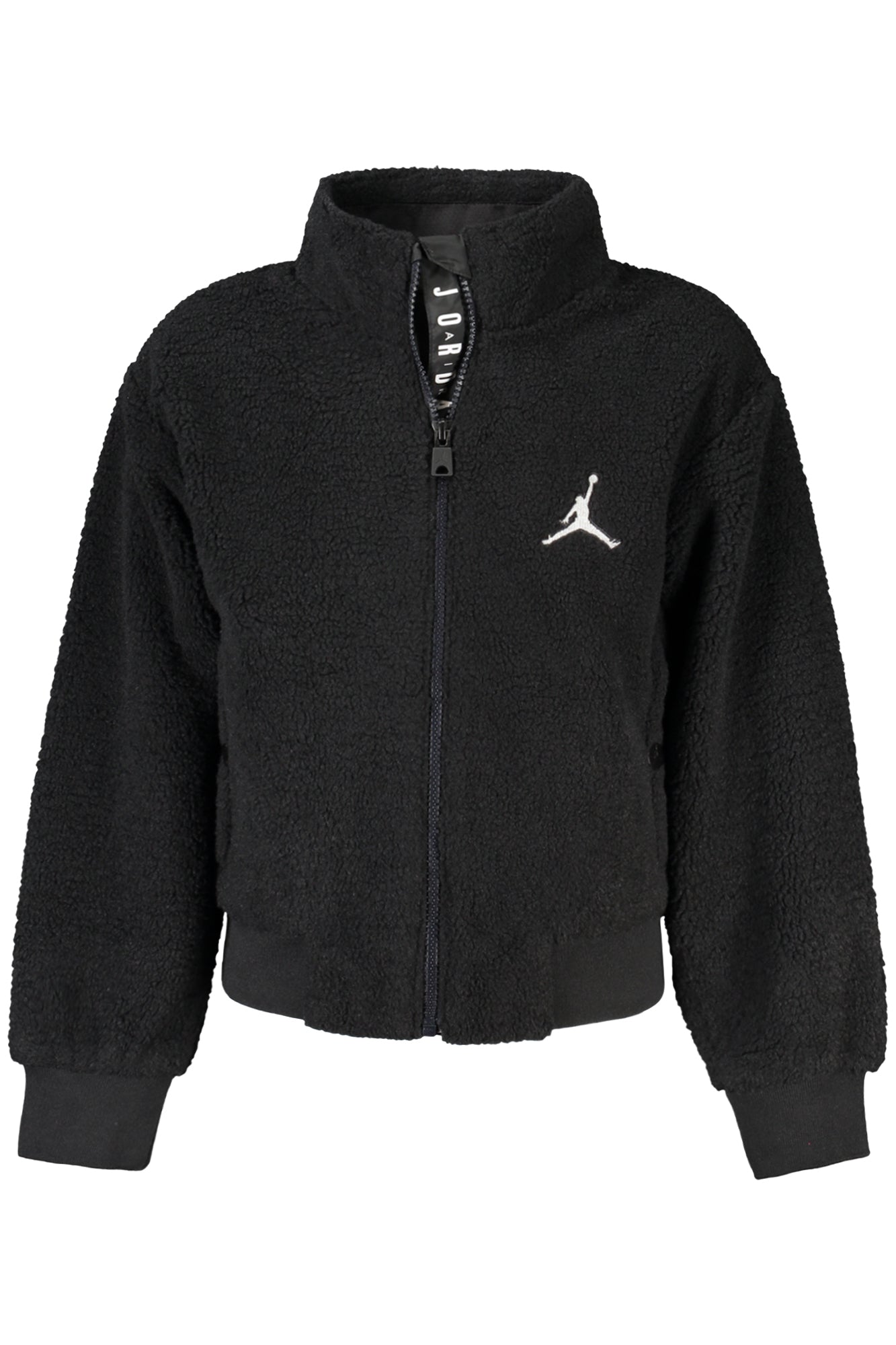 SUDADERA JORDAN NEGRA CON CREMALLERA PARA MUJER 