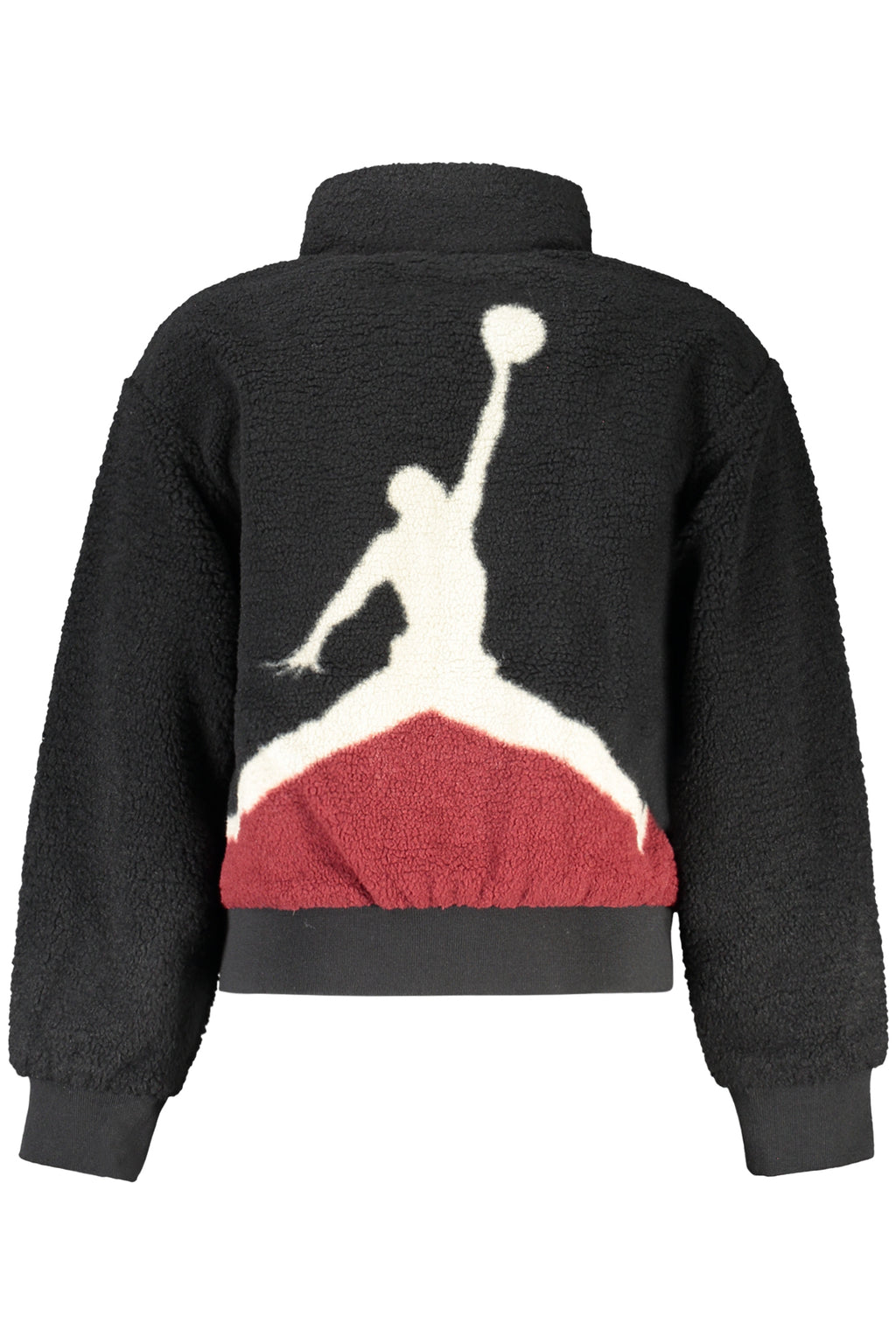 SUDADERA JORDAN NEGRA CON CREMALLERA PARA MUJER 