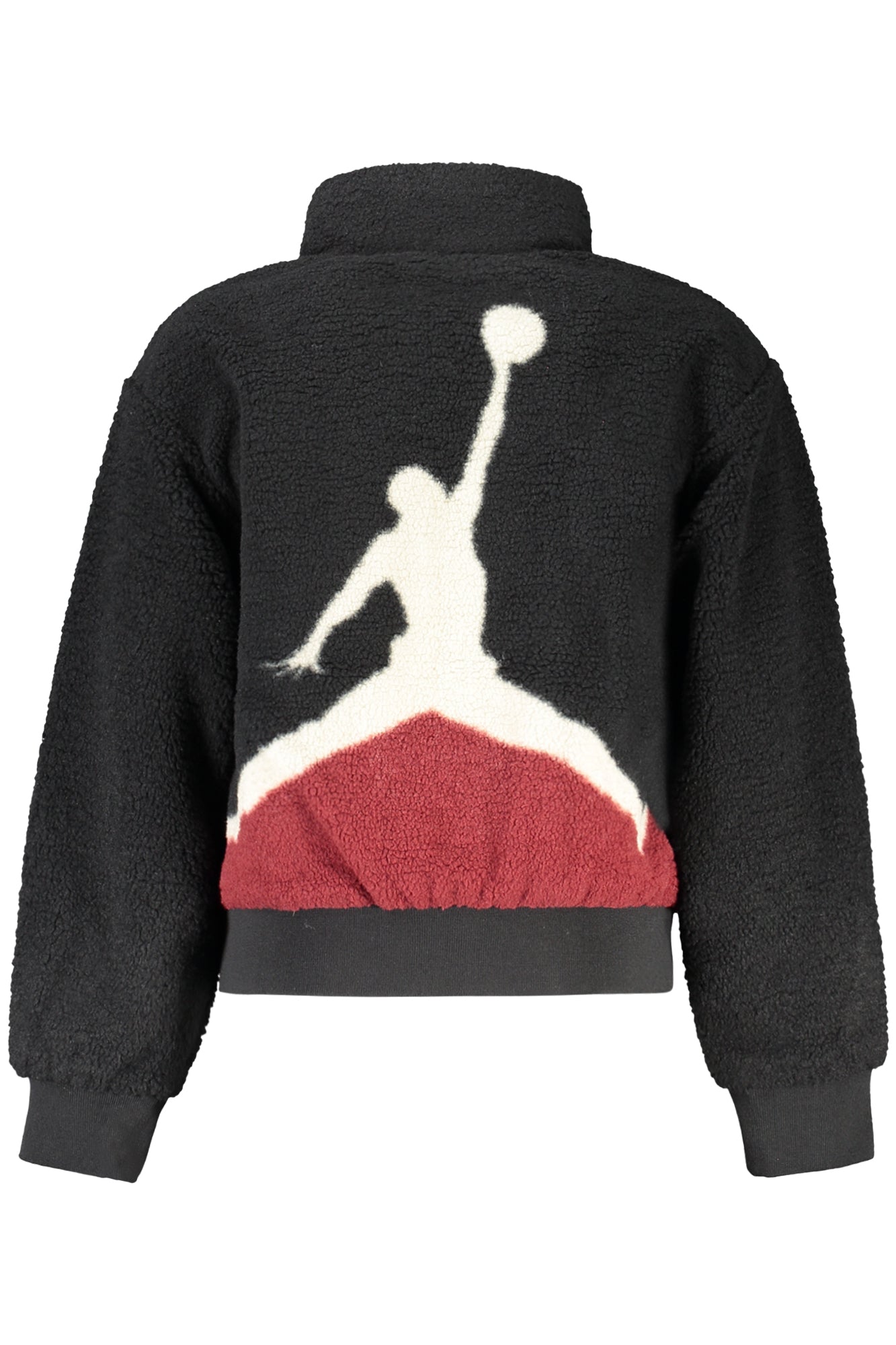 SUDADERA JORDAN NEGRA CON CREMALLERA PARA MUJER 