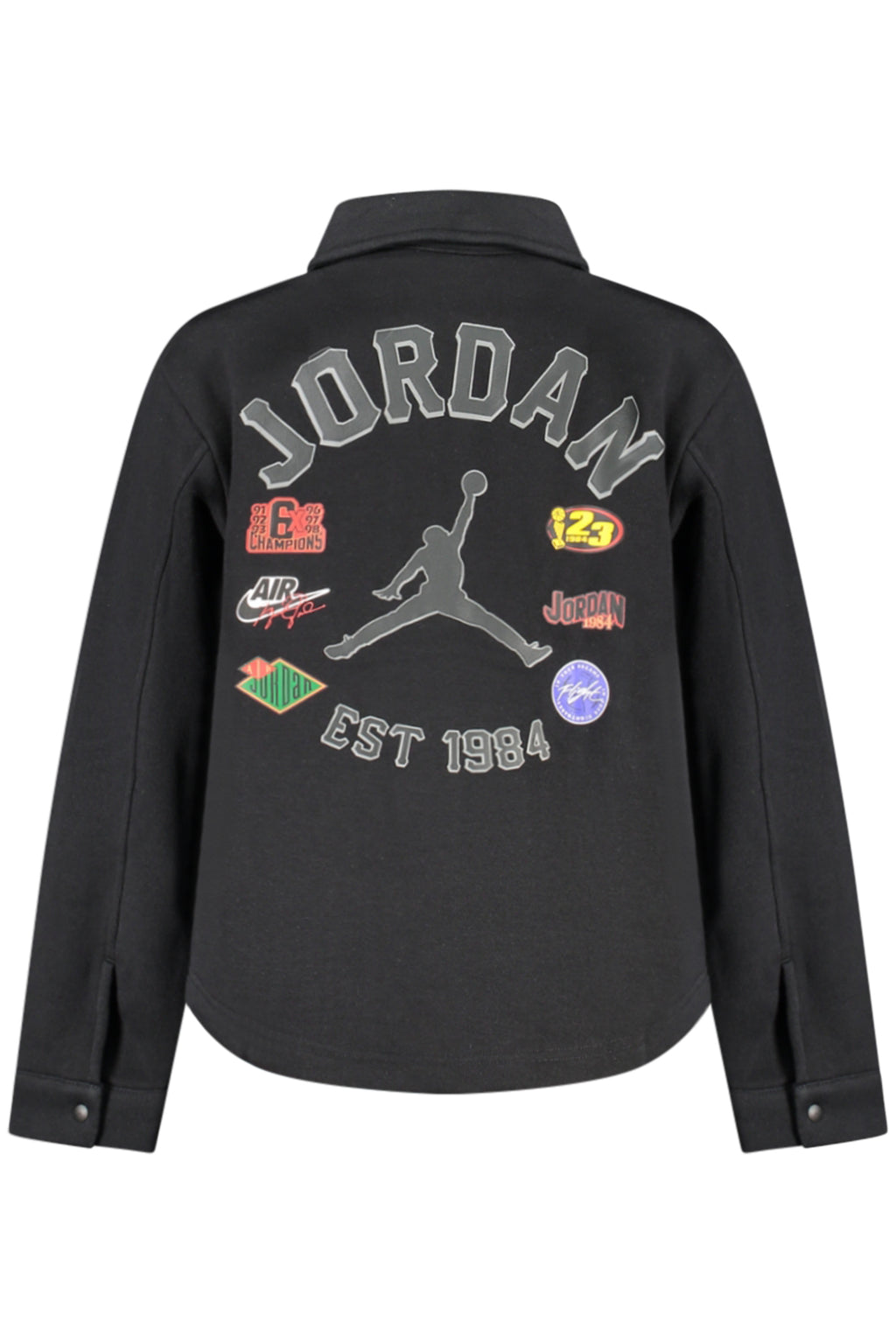 SUDADERA JORDAN NEGRA CON CREMALLERA PARA HOMBRE 
