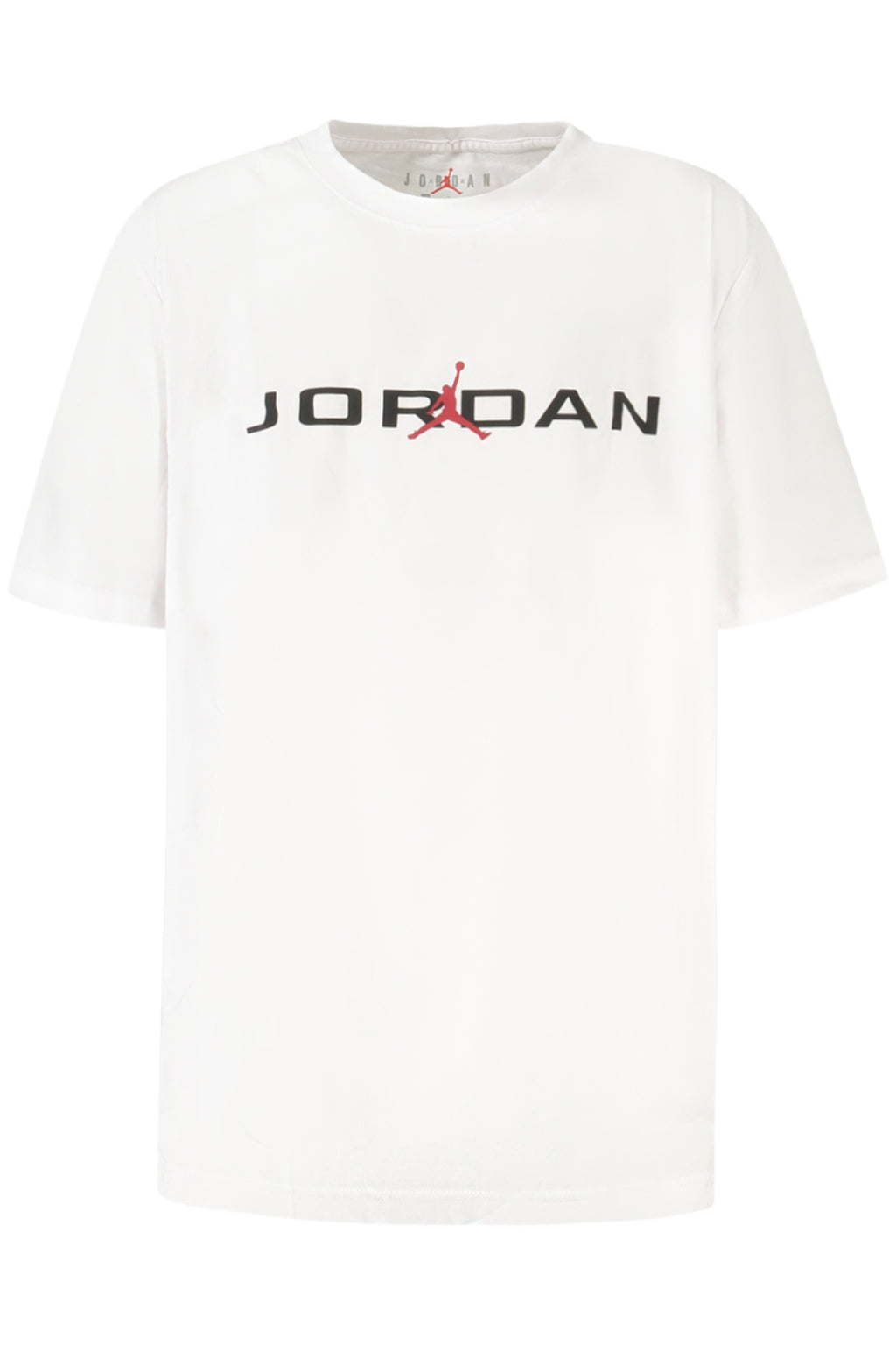 JORDAN T-SHIRT MANICHE CORTE BAMBINO BIANCO