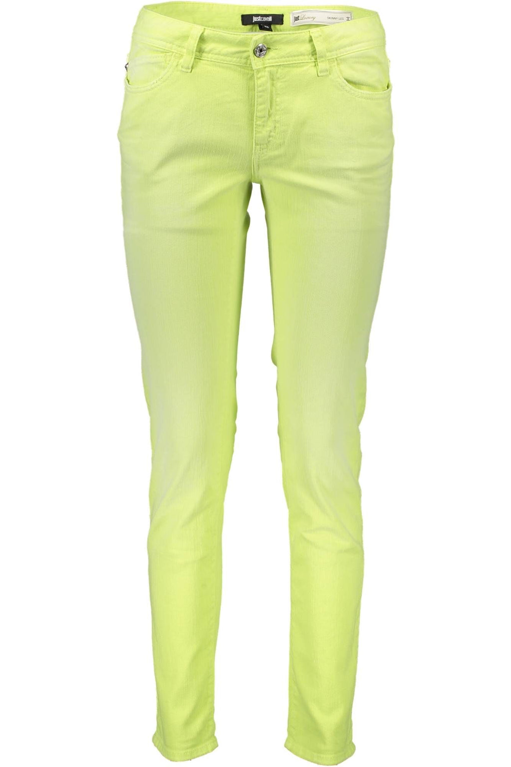 JUST CAVALLI WOMEN'S YELLOW TROUSERS 