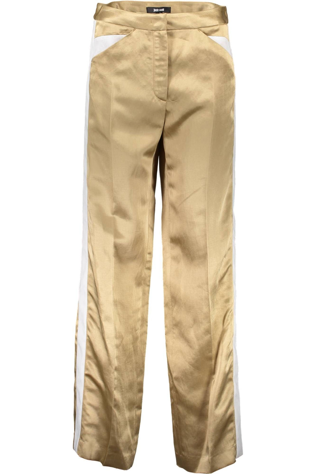 JUST CAVALLI WOMEN'S GOLD TROUSERS 