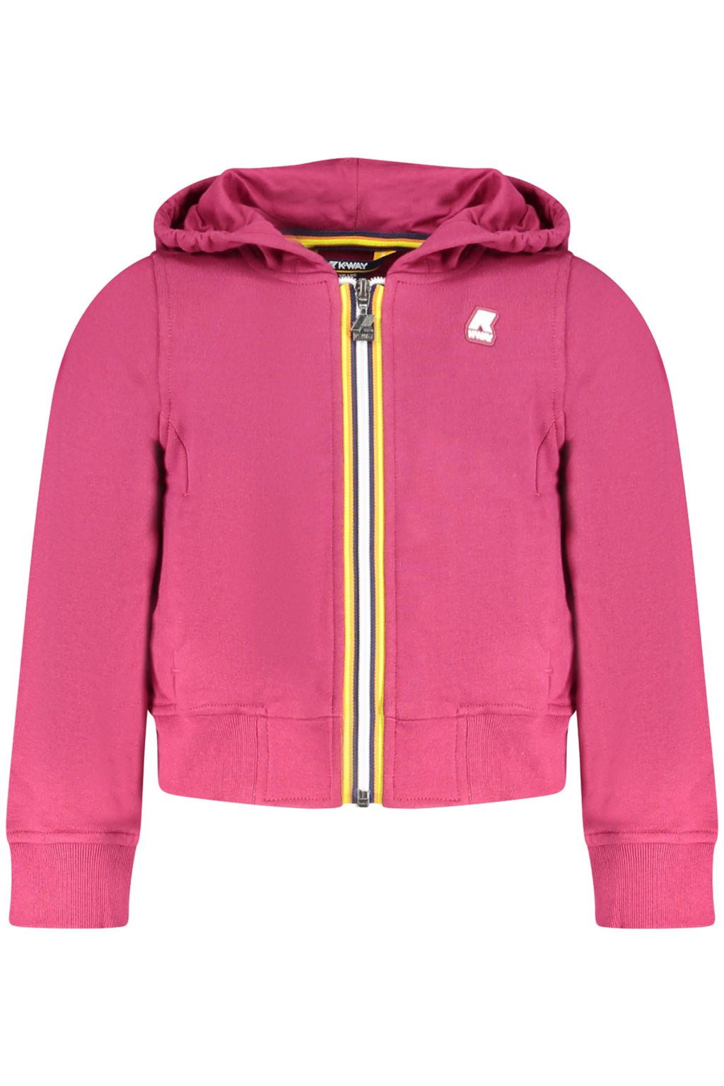 SUDADERA K-WAY MORADA CON CREMALLERA PARA NIÑA 