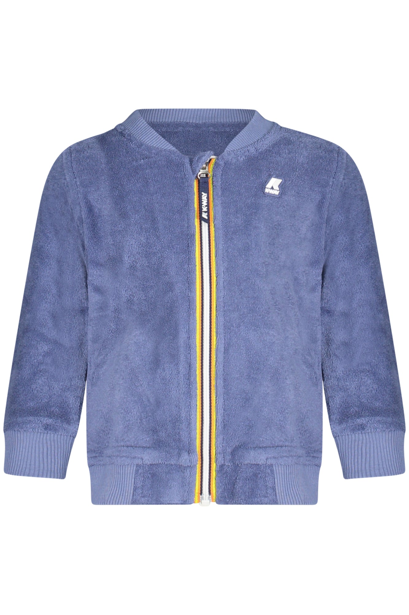 K-WAY ZIP-UP SWEATSHIRT FOR CHILDREN, BLUE 