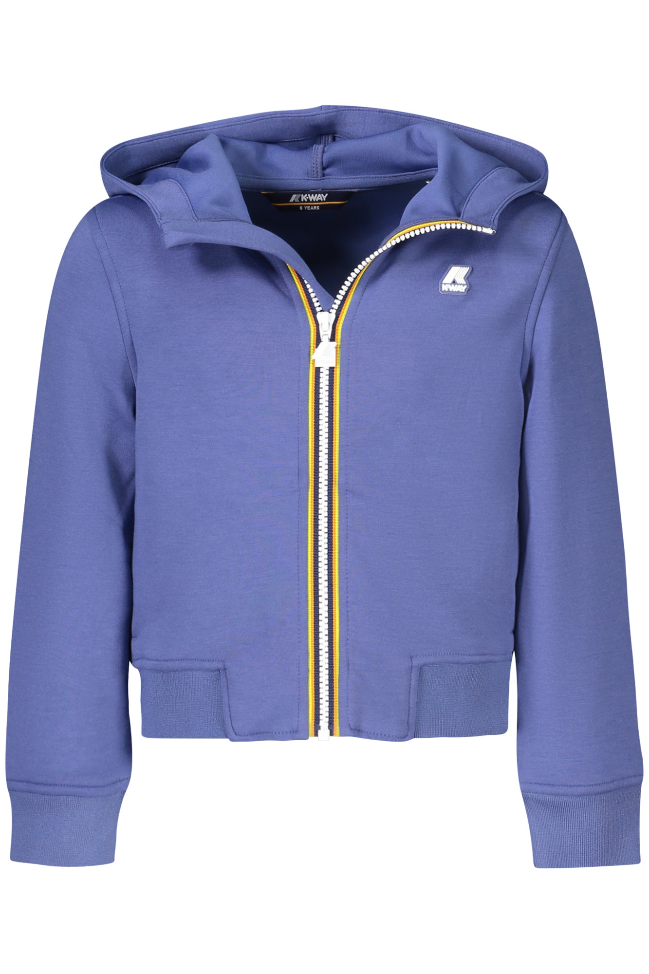 K-WAY ZIP-UP SWEATSHIRT FOR CHILDREN, BLUE 