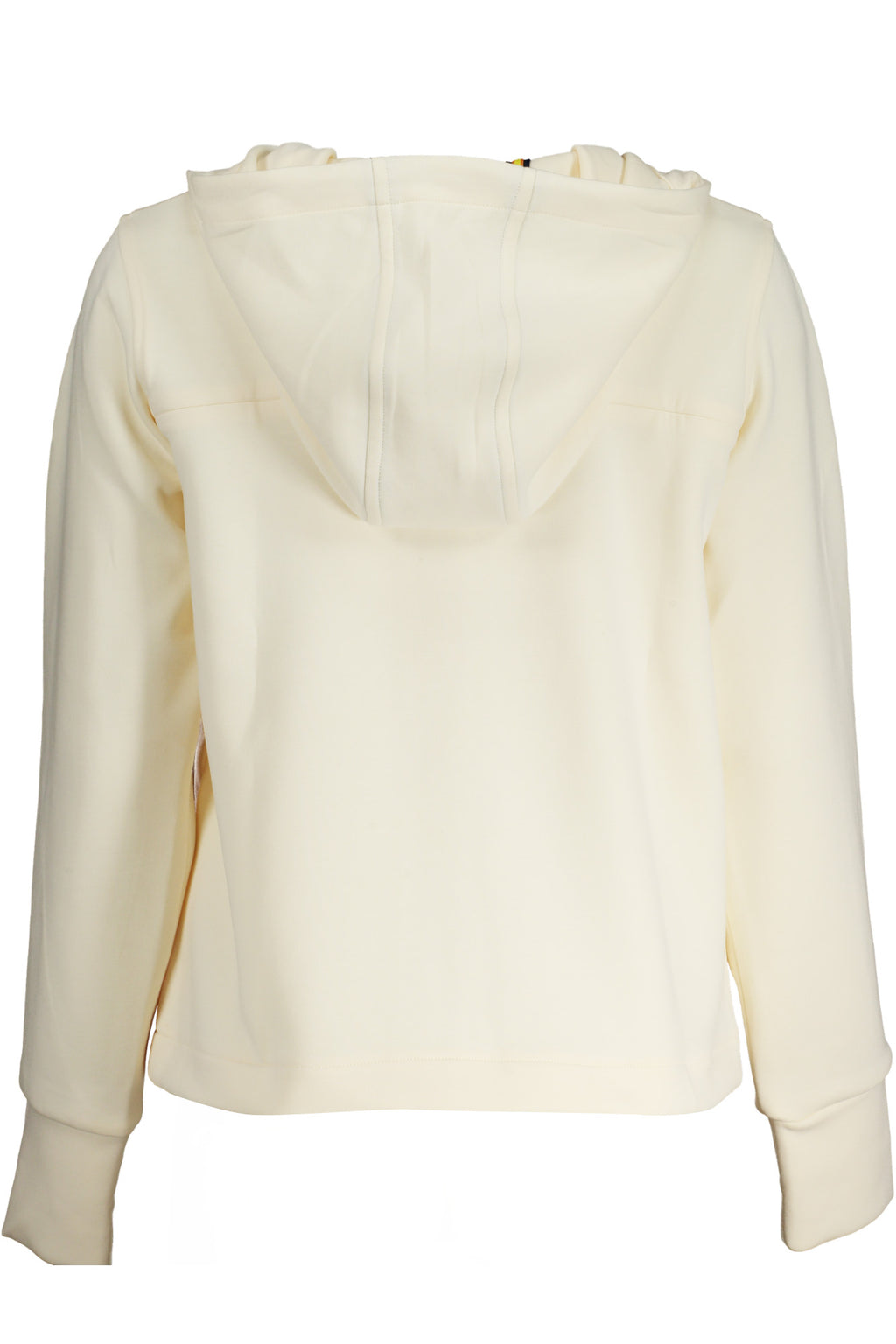 K-WAY WOMEN'S BEIGE ZIP-UP SWEATSHIRT 