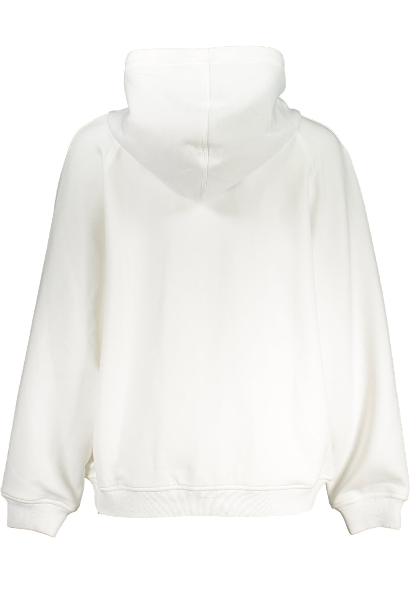 K-WAY WOMEN'S WHITE ZIP-UP SWEATSHIRT 
